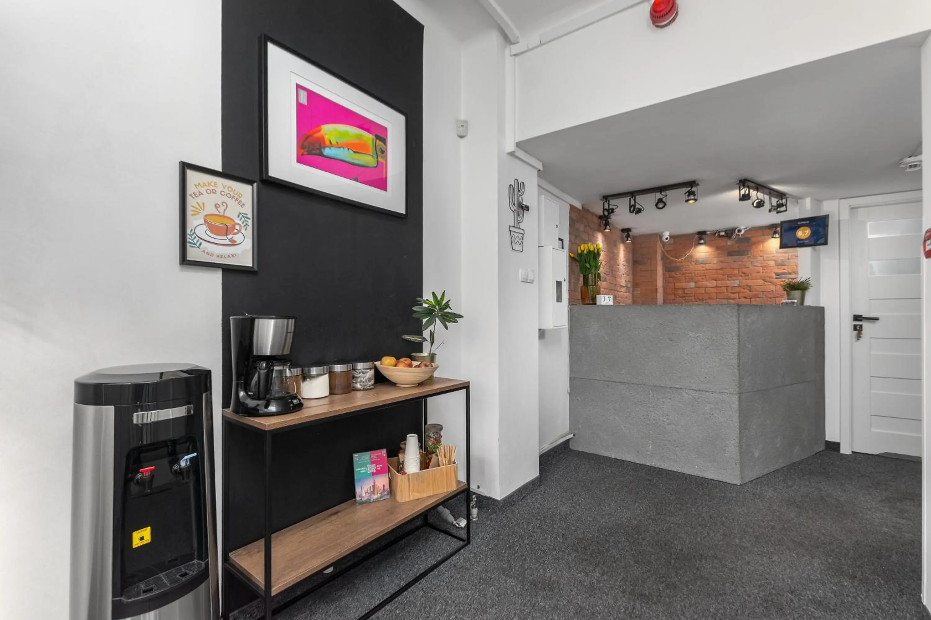 Coffee/tea facilities in Hostel Coco