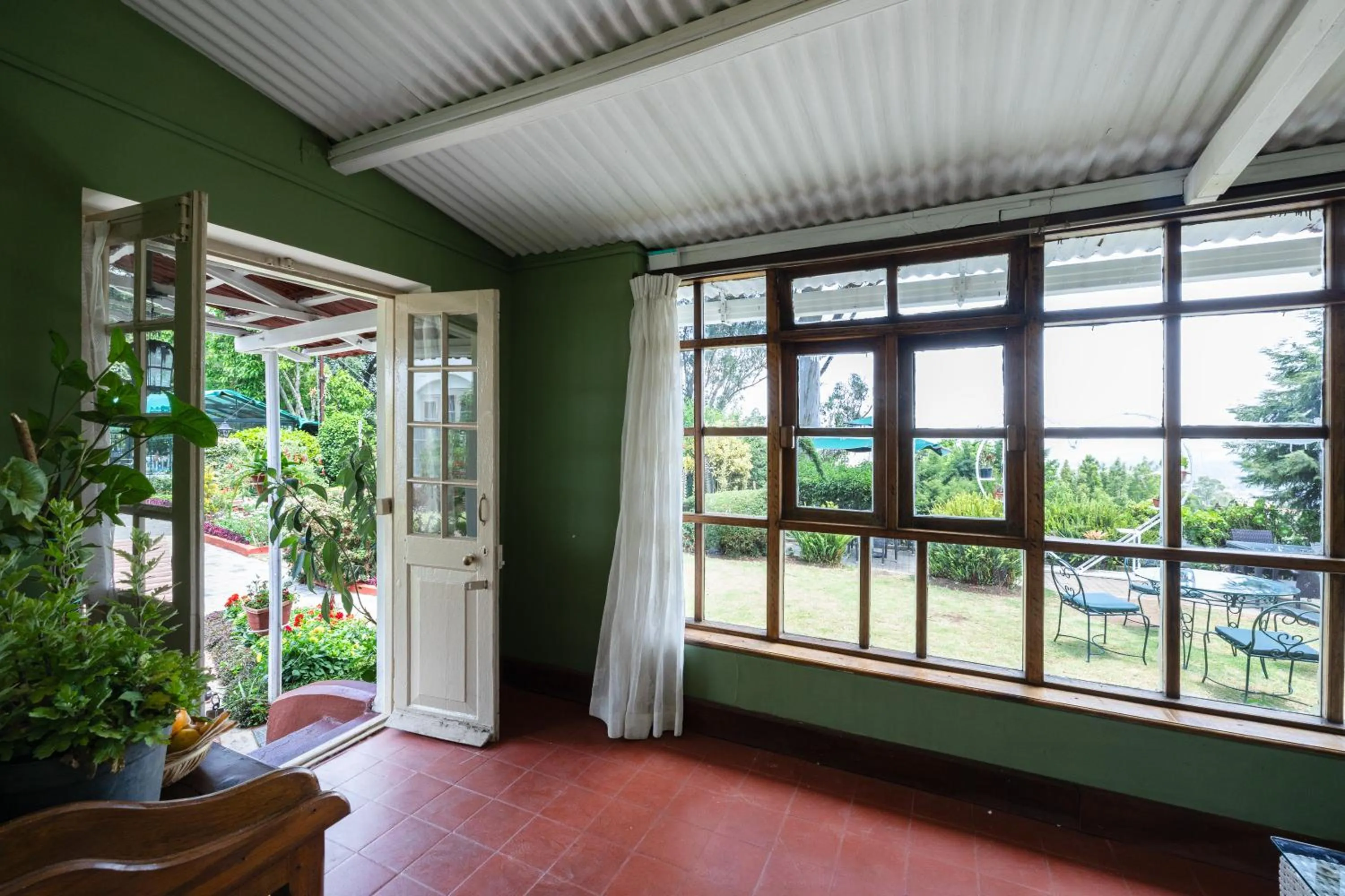 Seating area in King's Cliff