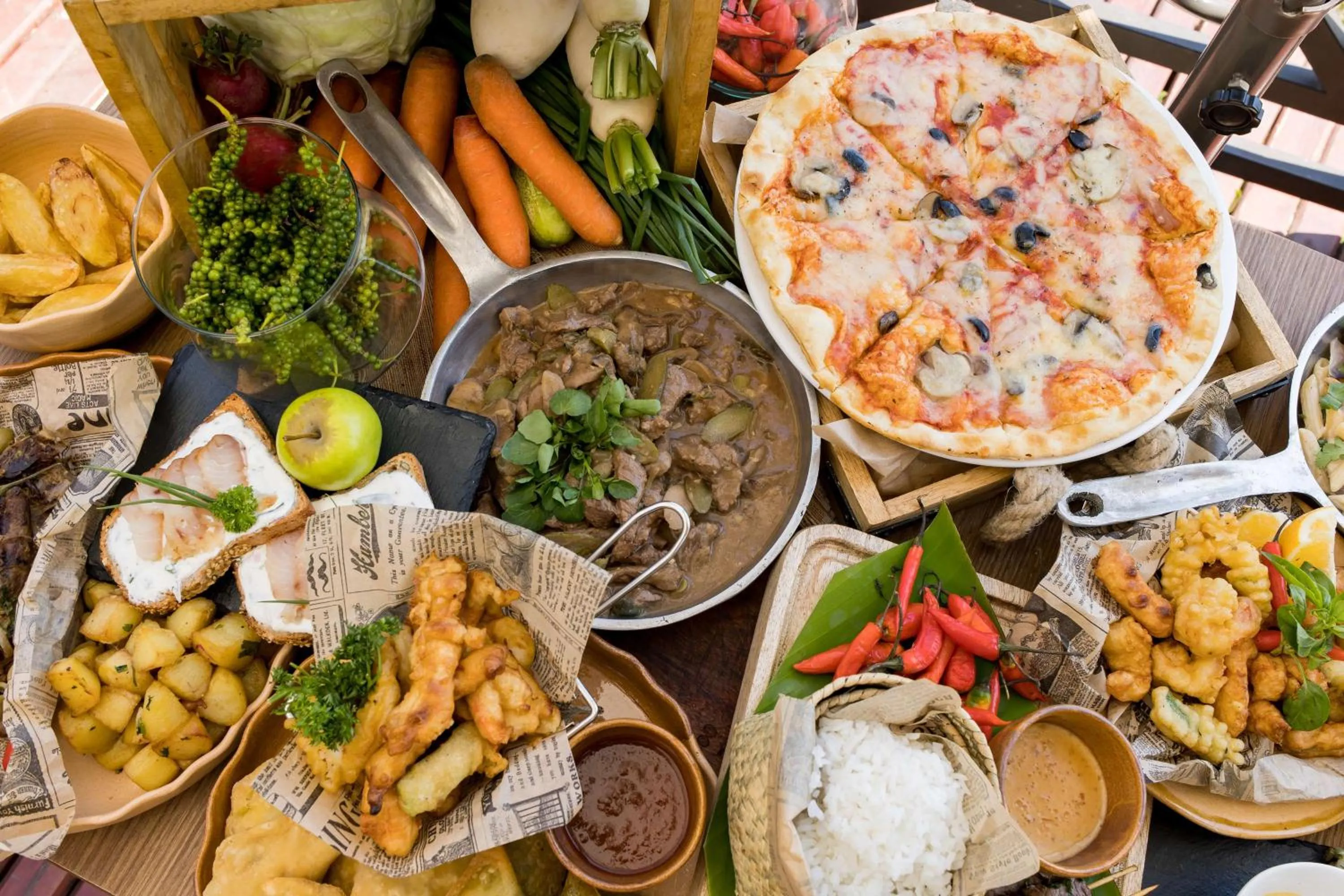 Restaurant/places to eat in Radisson Hotel Tamboho Waterfront Antananarivo