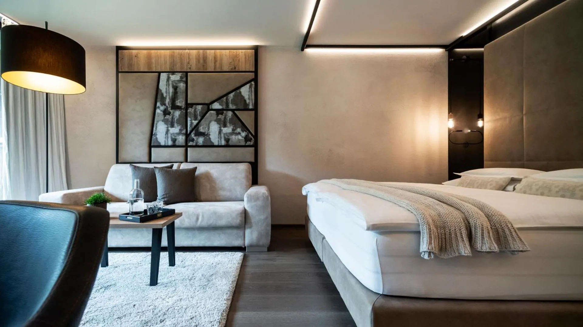 Superior Twin Room with Garden View in Viktoria Alpine Hideaway