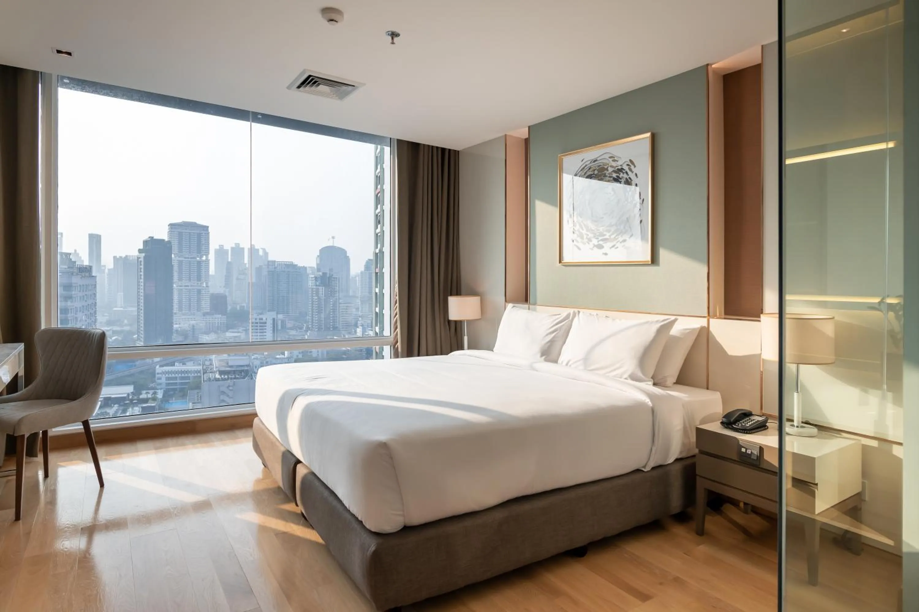 View (from property/room), Bed in Jasmine 59 Hotel