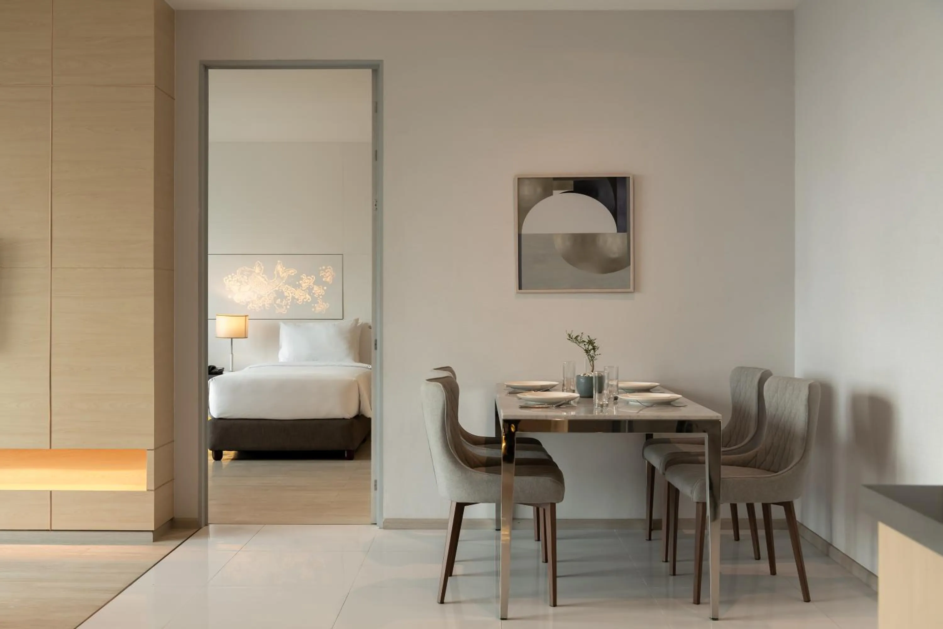 Living room, Bed in Jasmine 59 Hotel