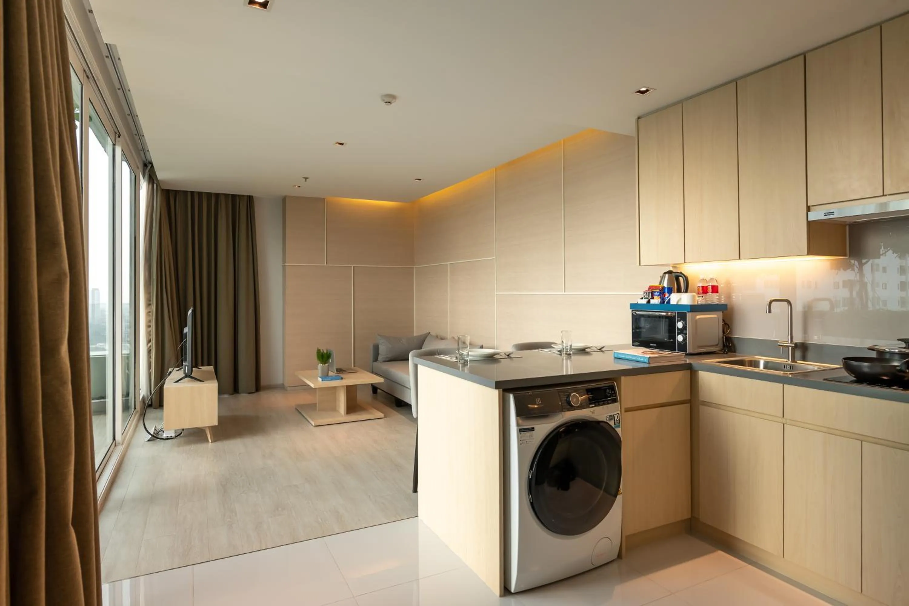 Kitchen or kitchenette in Jasmine 59 Hotel