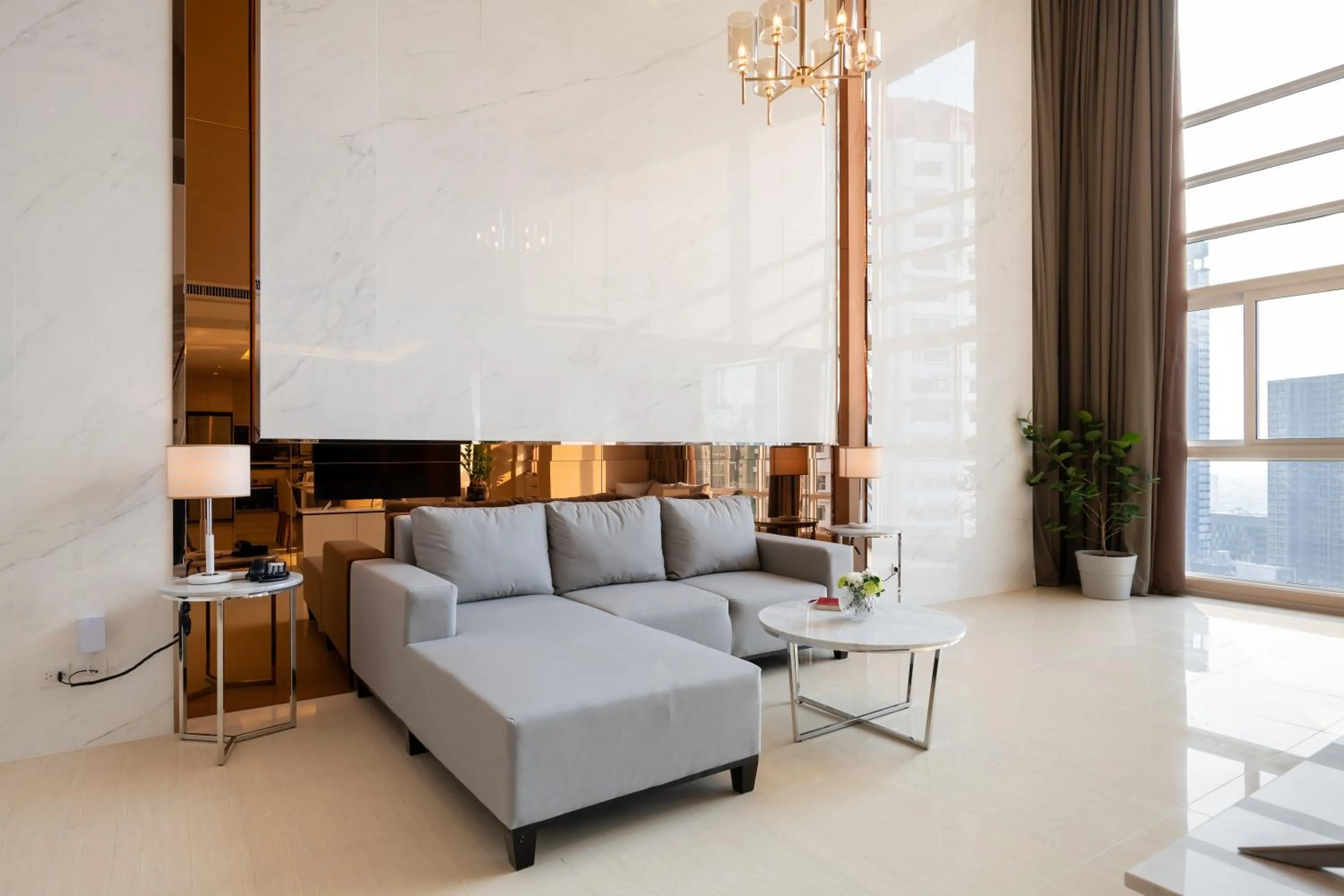 Seating area in Jasmine 59 Hotel