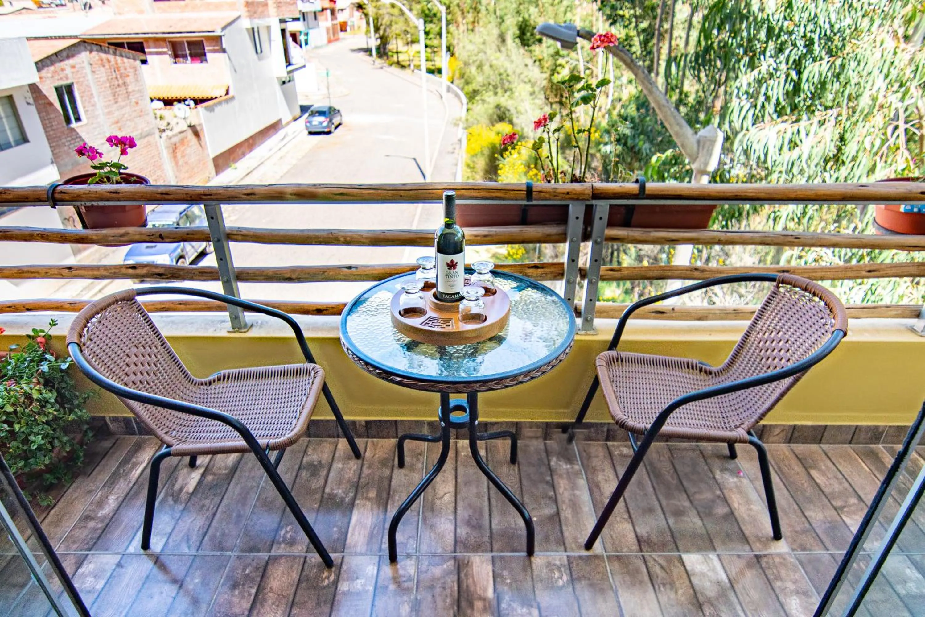 Balcony/Terrace in Departamentos Bellavista La Alborada Huaraz