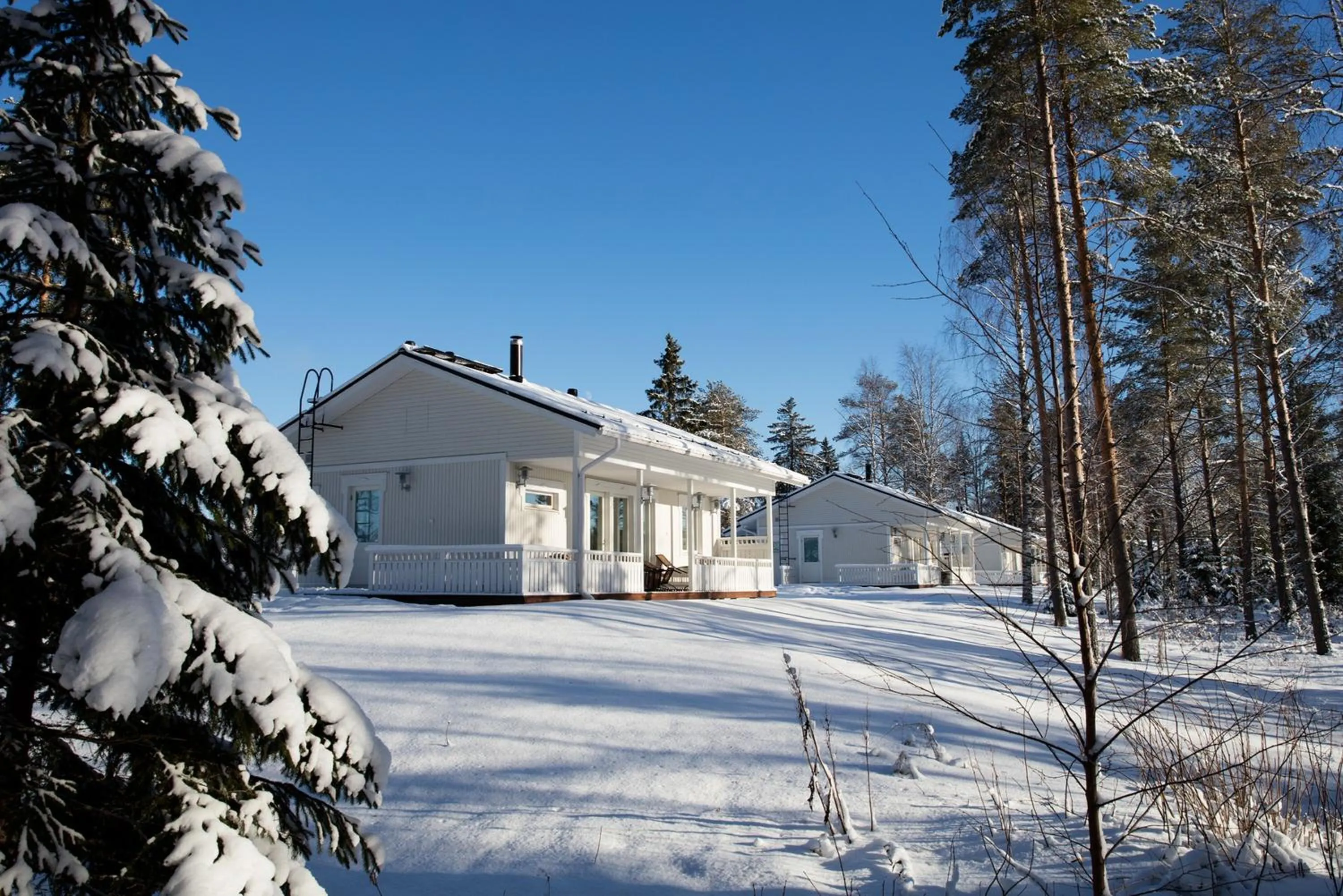 Winter in Kajaani Cottages