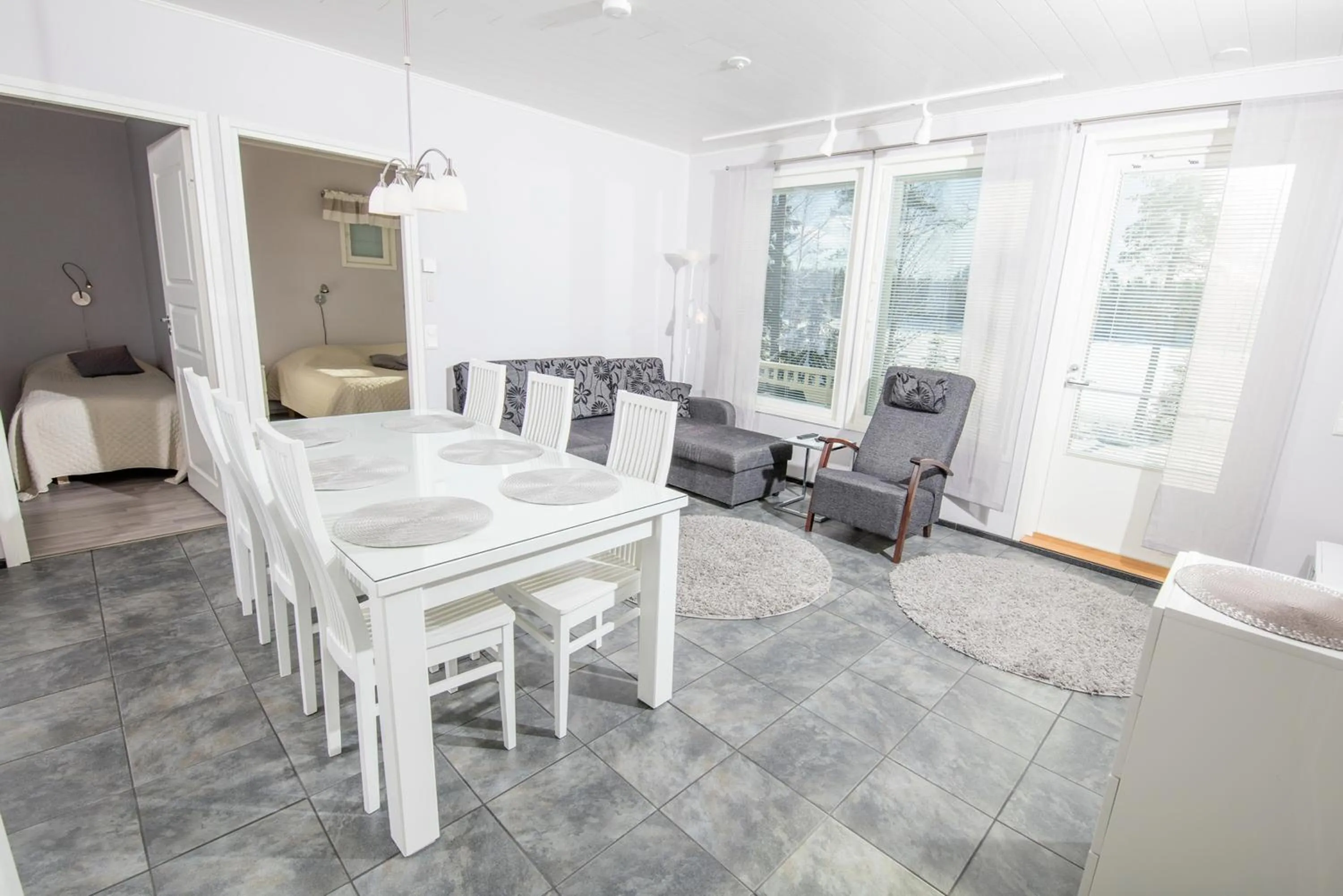 Living room in Kajaani Cottages