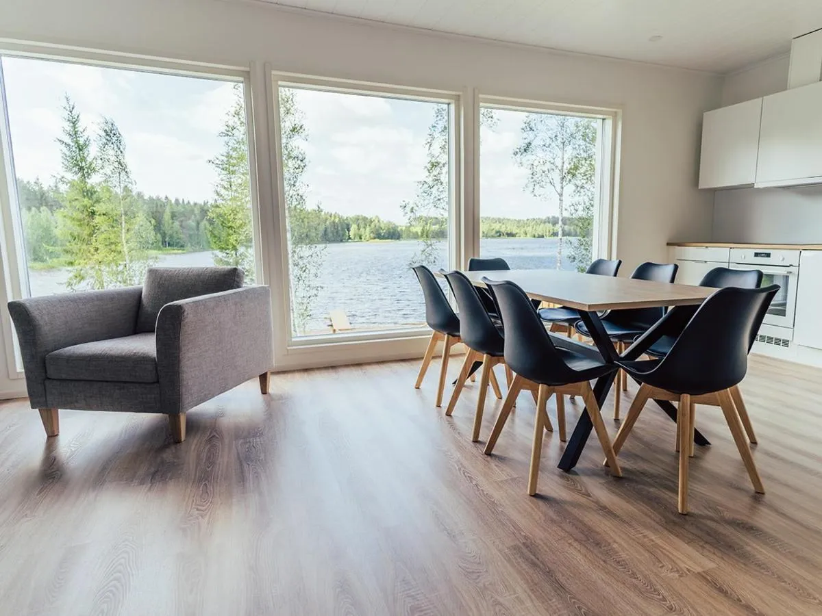 Living room in Kajaani Cottages