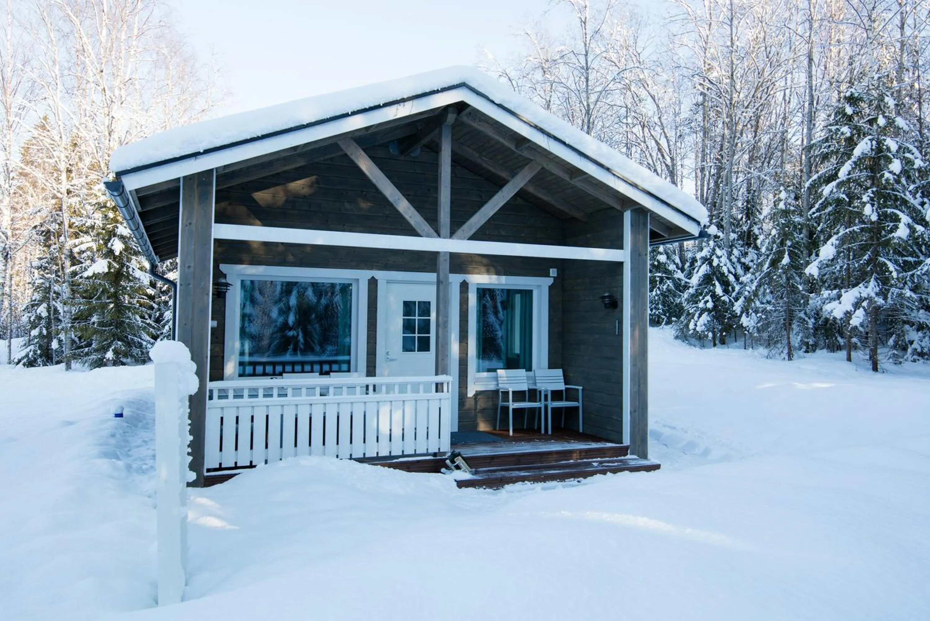 Winter in Kajaani Cottages