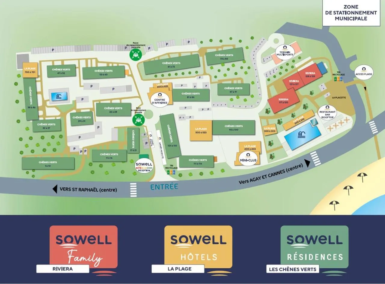Floor plan in SOWELL RESIDENCES Chênes Verts