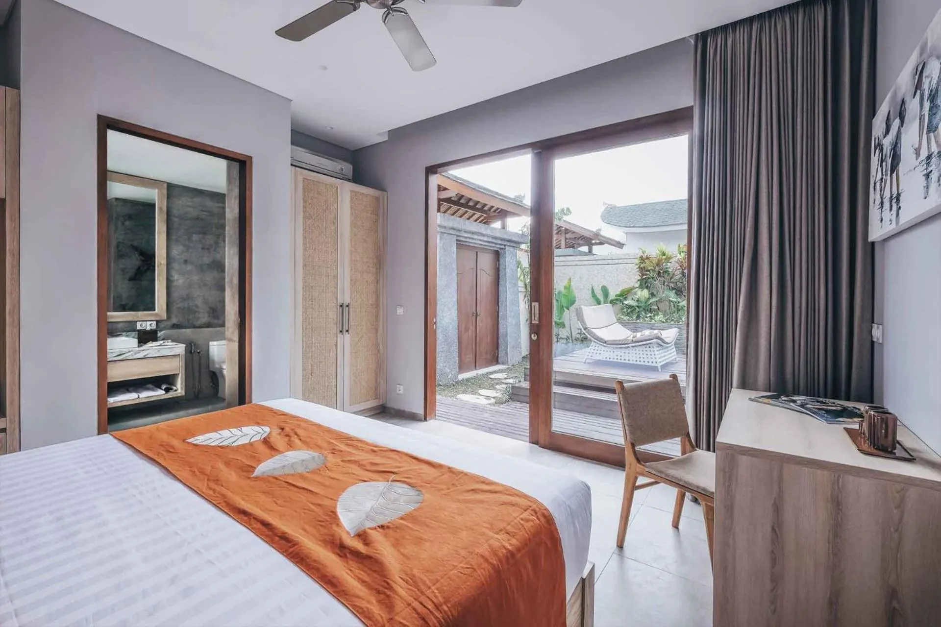 Bedroom, Bed in Daun Lebar Villas