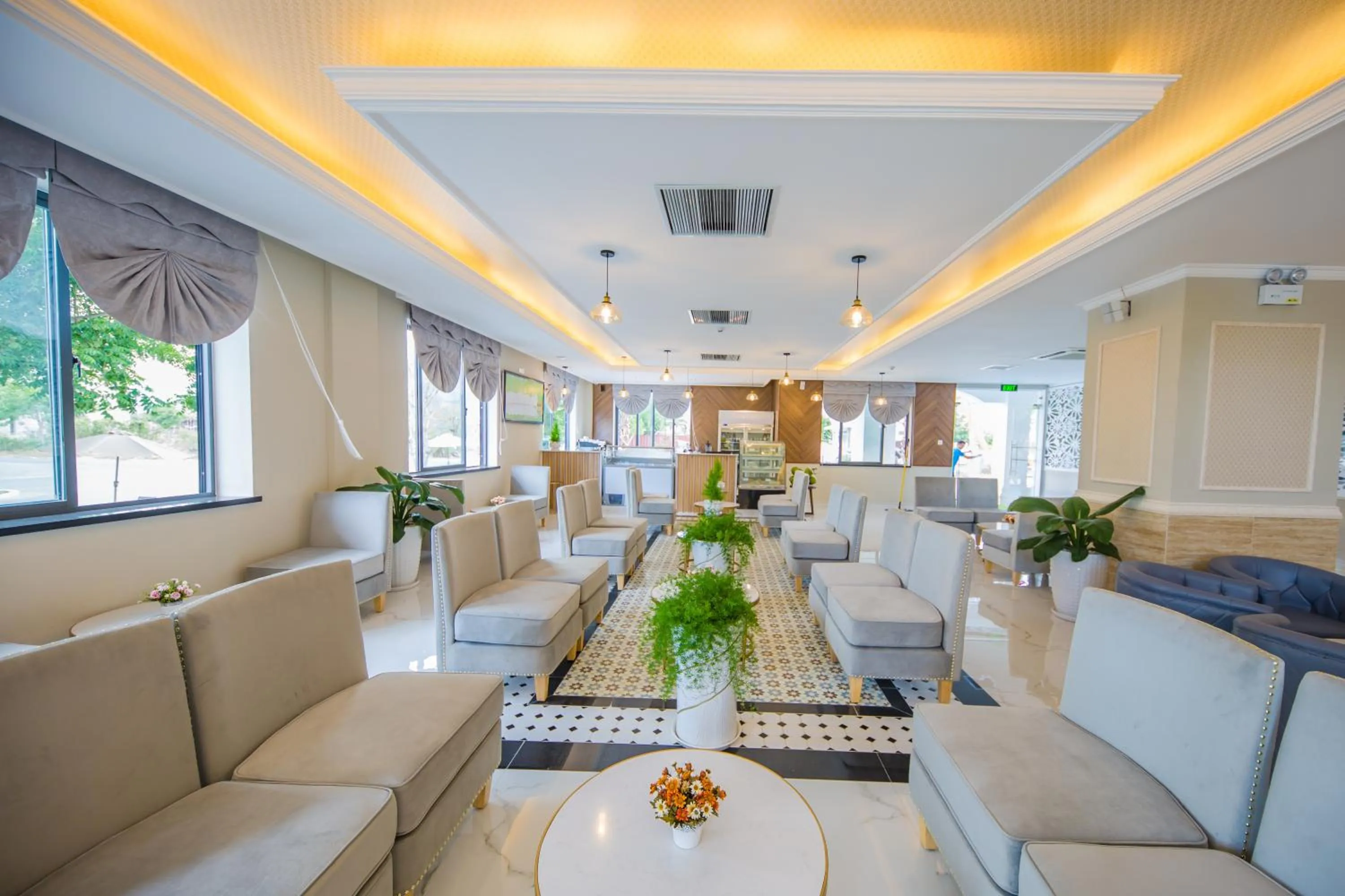 Seating area in Orbit Hotel Nha Trang