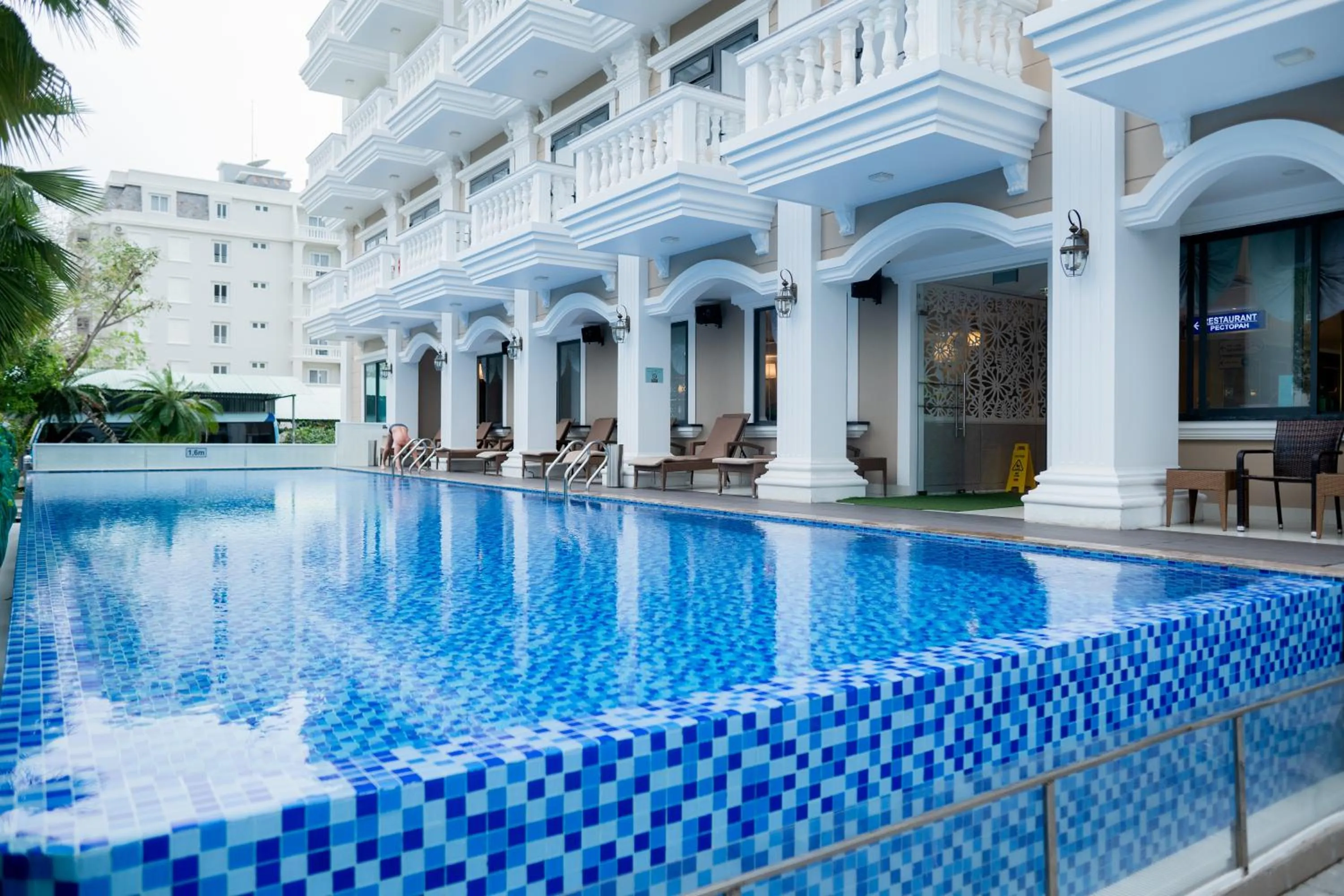 Swimming pool in Orbit Hotel Nha Trang