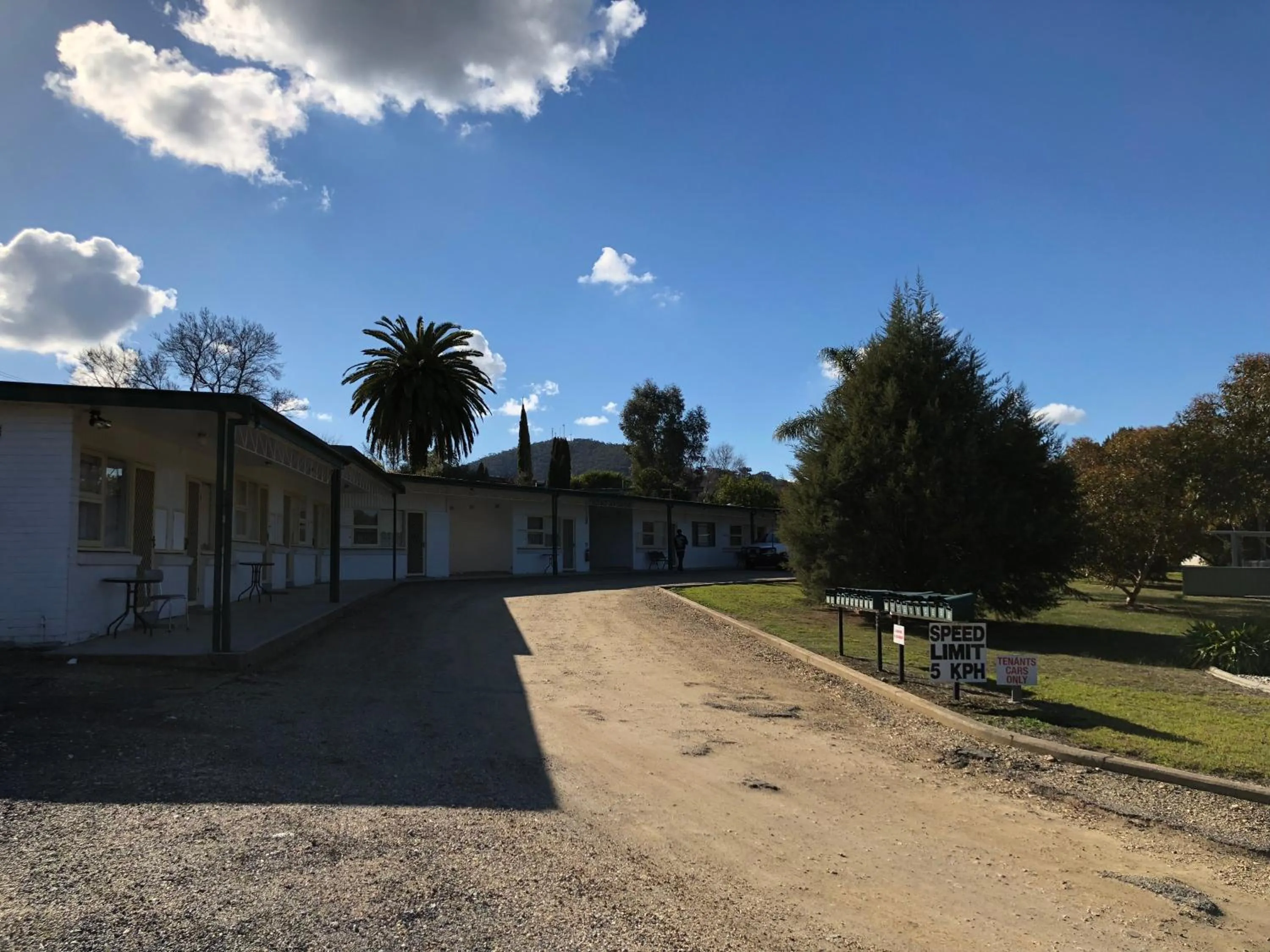 Property building in Green Door Motel