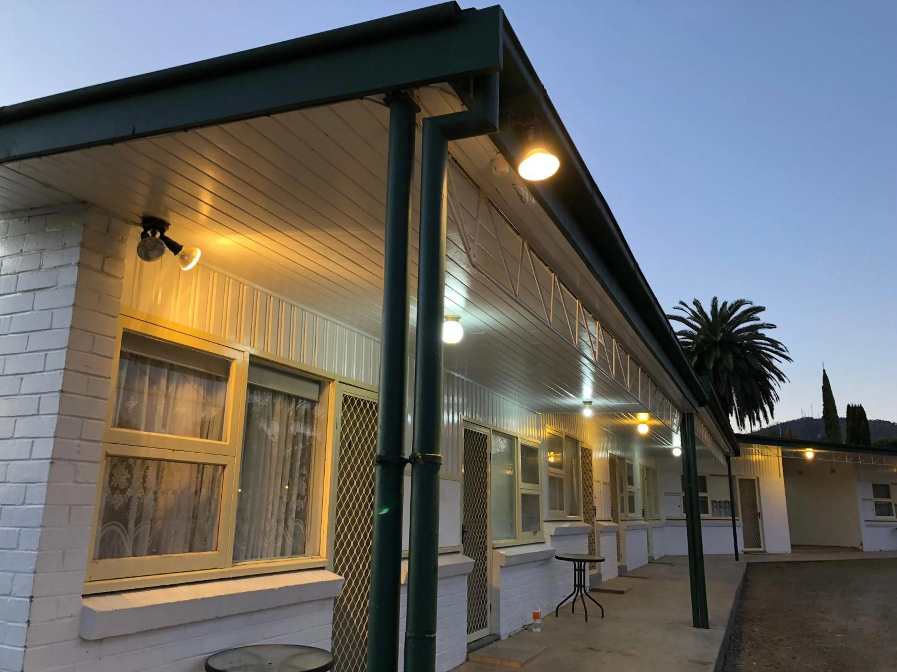 Property building in Green Door Motel