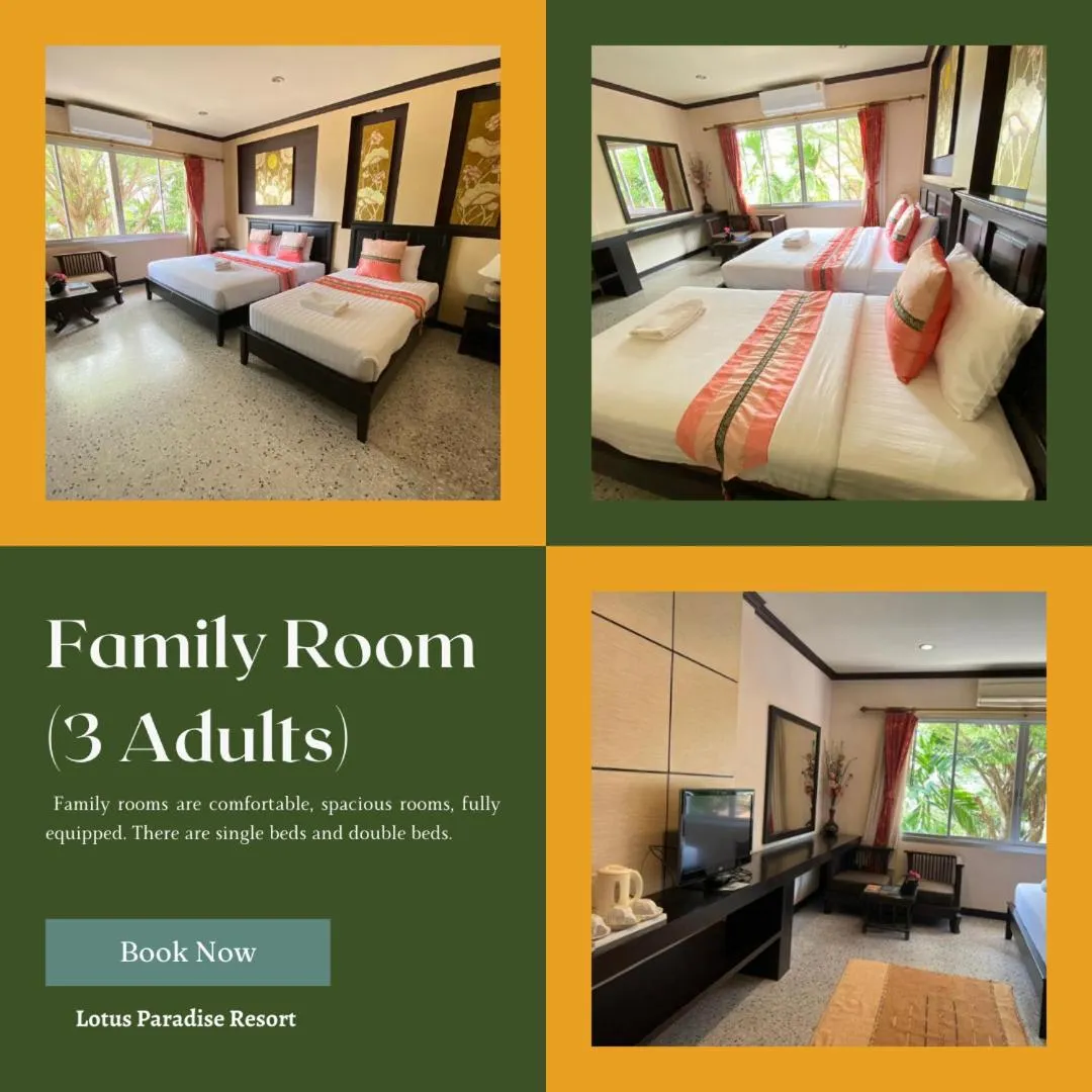 Bed in Lotus Paradise Resort - SHA PLUS