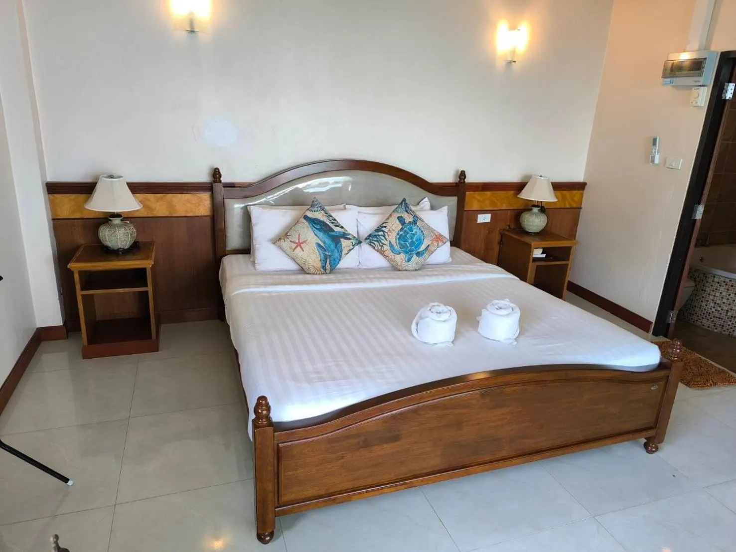 Bed in Lotus Paradise Resort - SHA PLUS