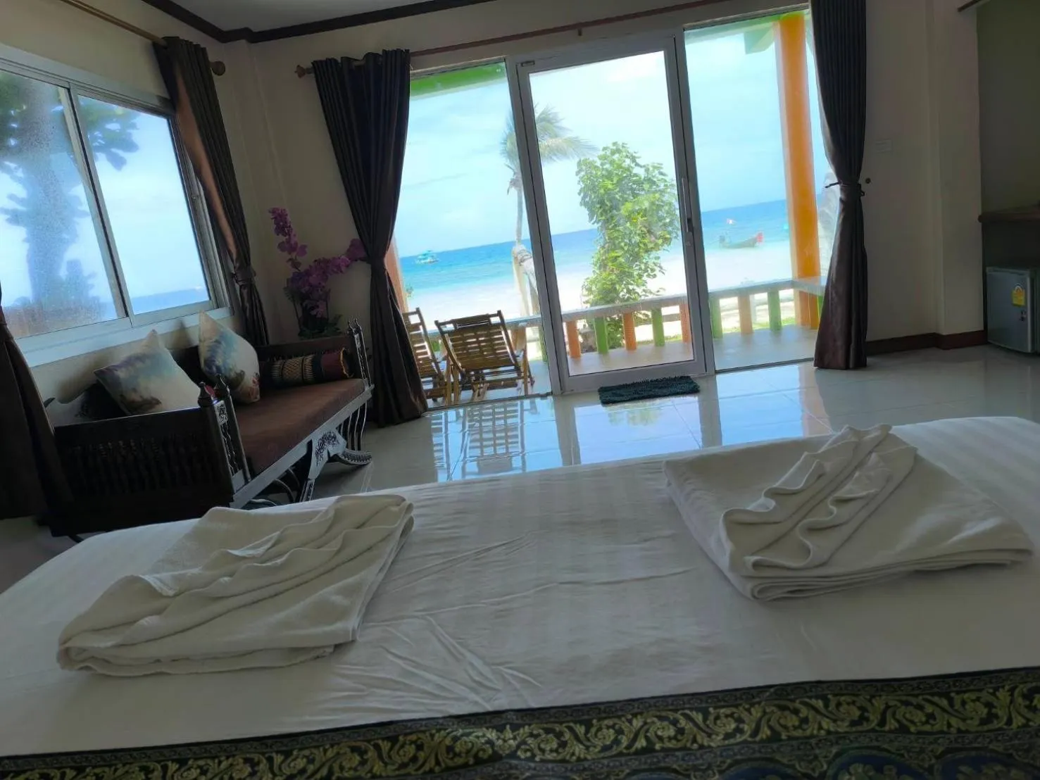 Photo of the whole room, Bed in Lotus Paradise Resort - SHA PLUS