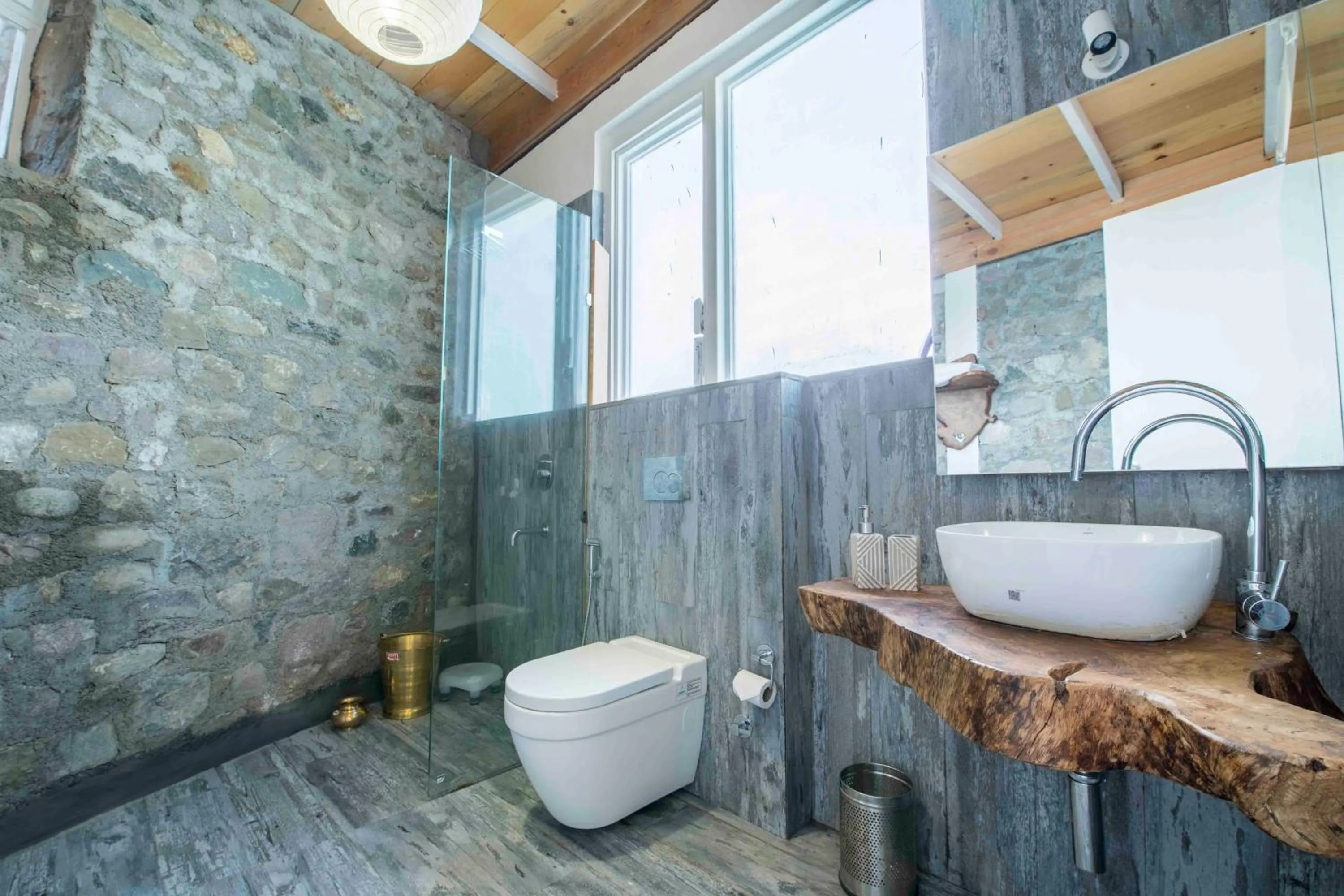 Bathroom in Seclude Ramgarh Cliff's edge