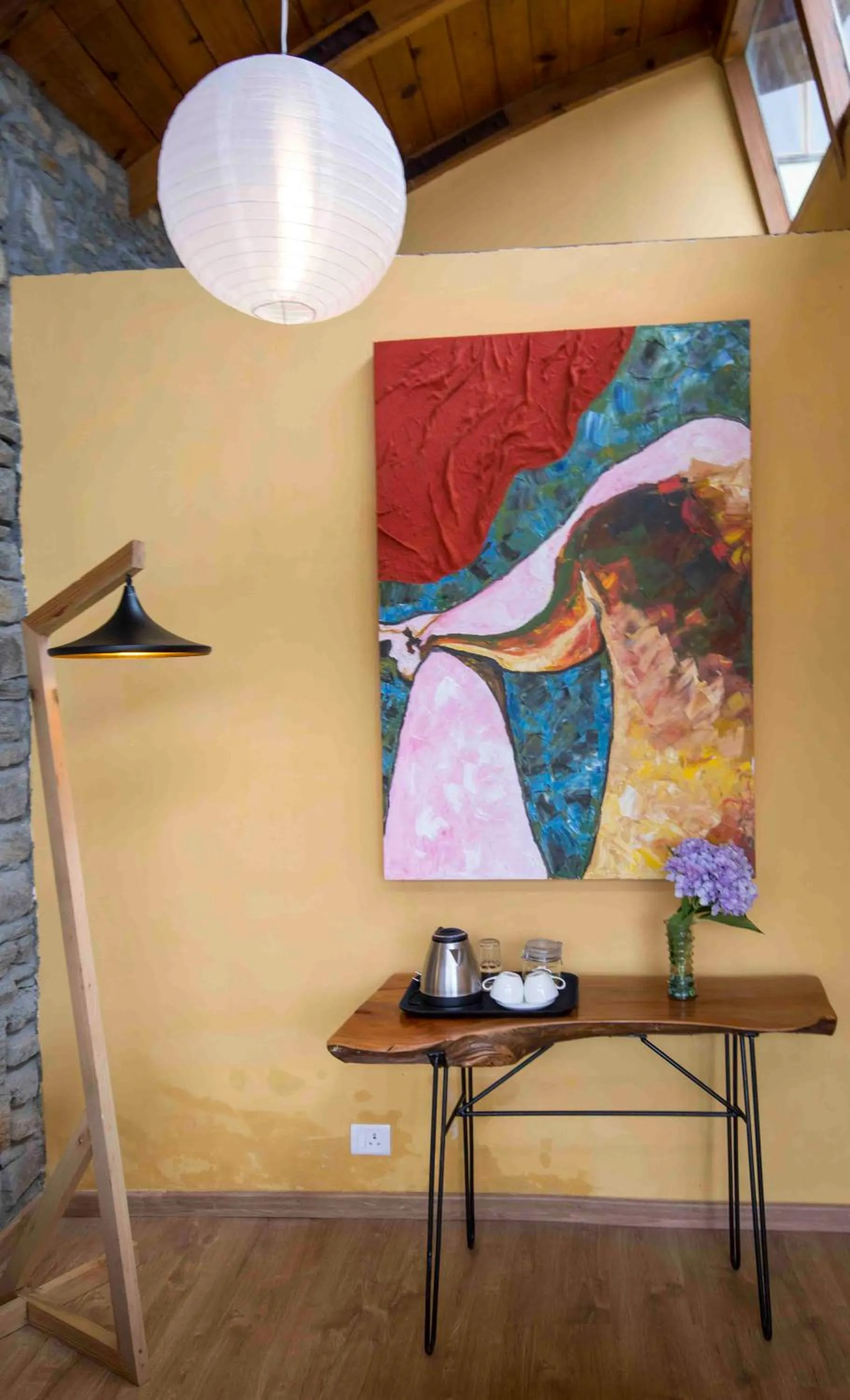 View (from property/room) in Seclude Ramgarh Cliff's edge