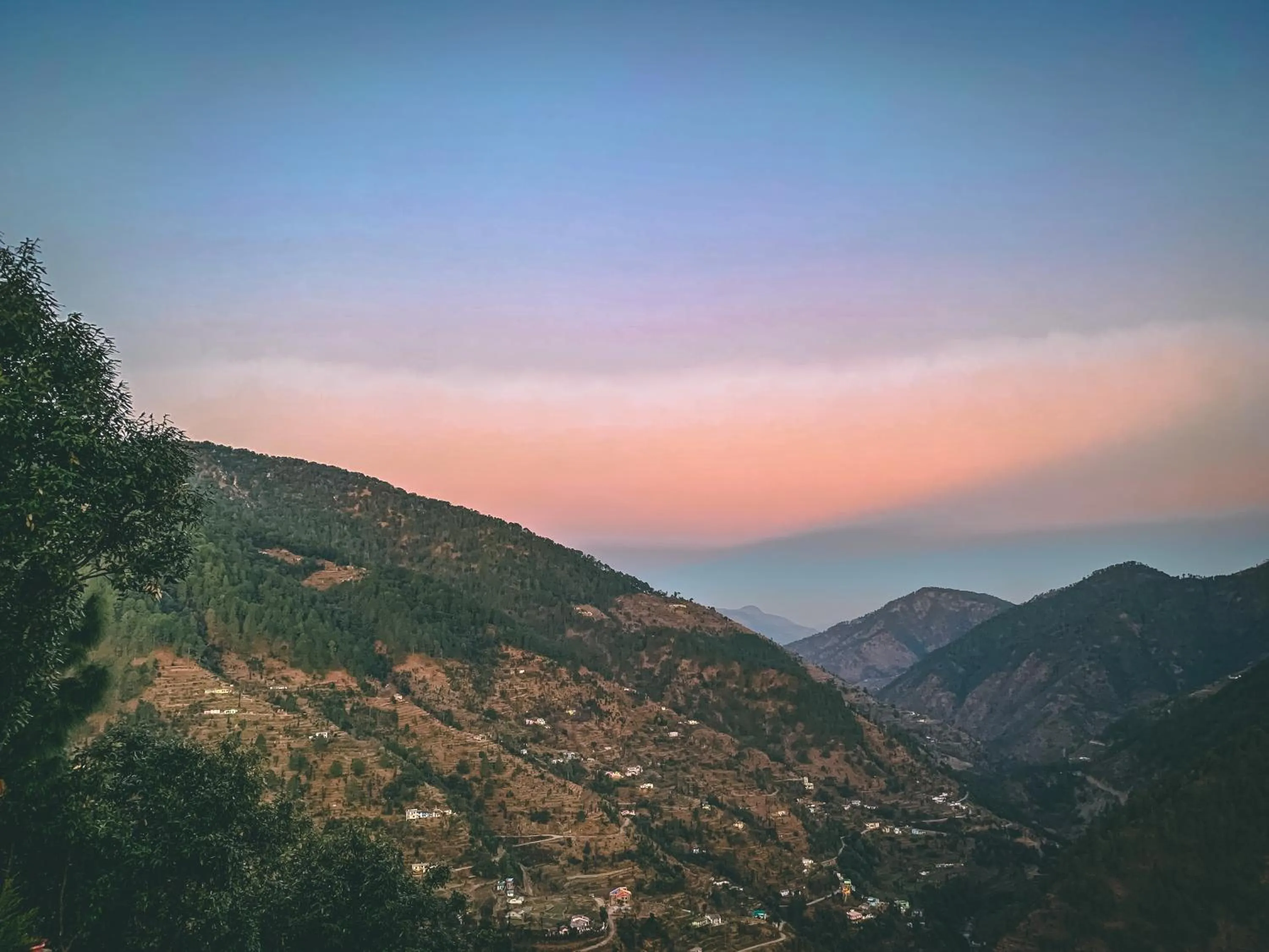 View (from property/room) in Seclude Ramgarh Cliff's edge