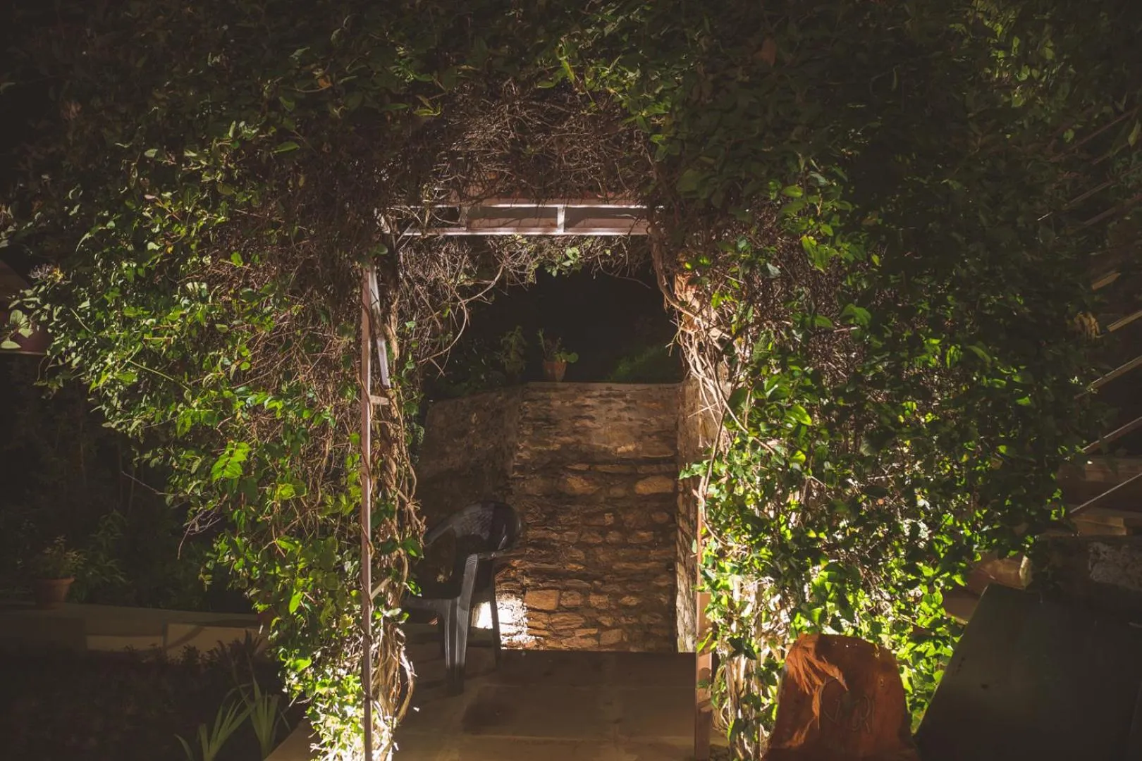 Balcony/Terrace in Seclude Ramgarh Cliff's edge