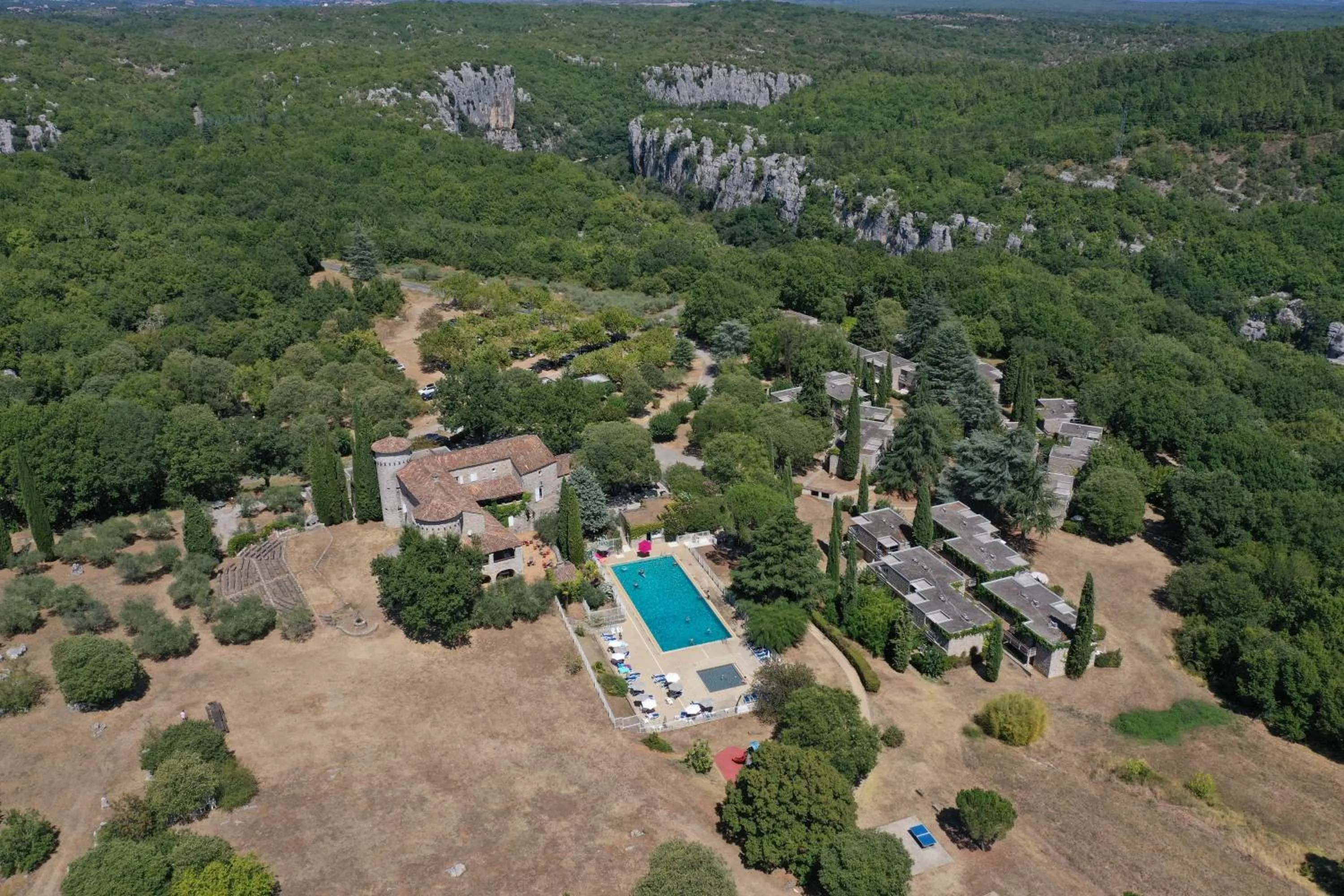 Bird's eye view in Residence Vacances Bleues Lou Castel