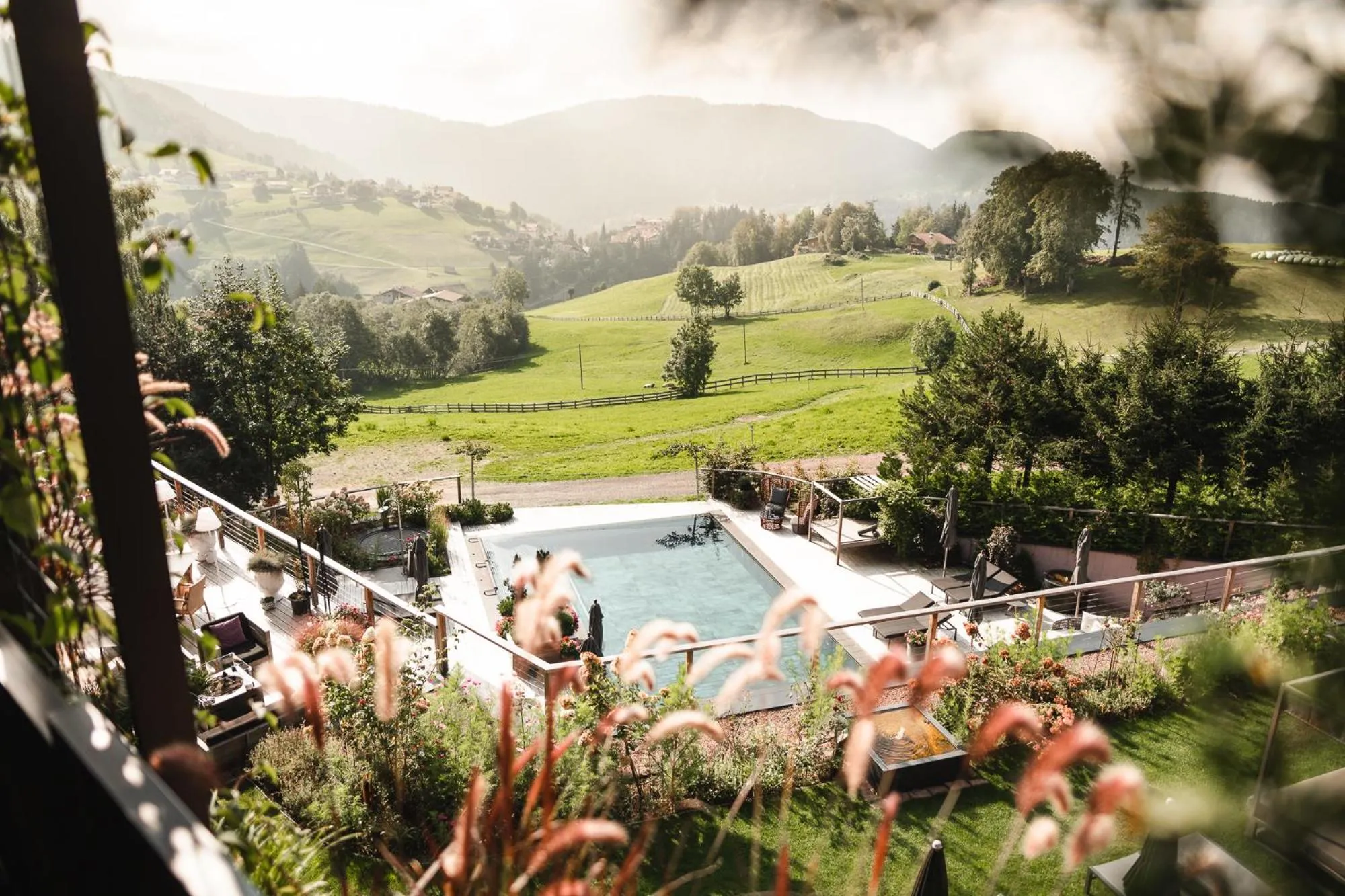 Garden view in Hotel Hirzer 2781