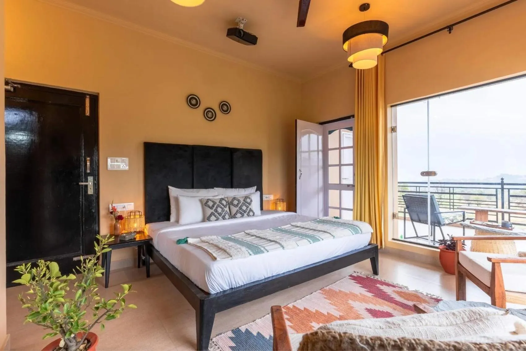 Bedroom, Bed in Seclude Palampur