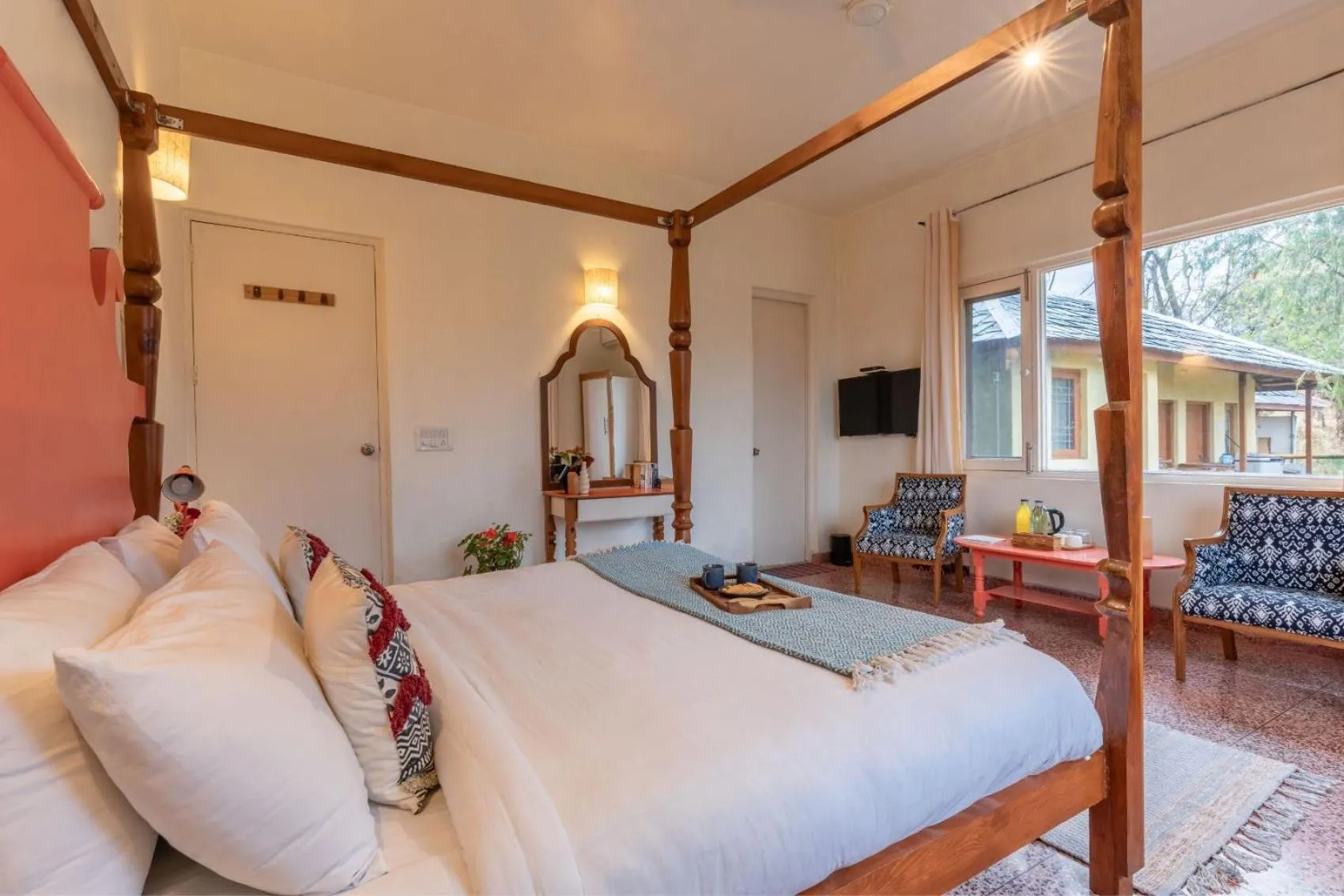 Bedroom, Bed in Seclude Palampur