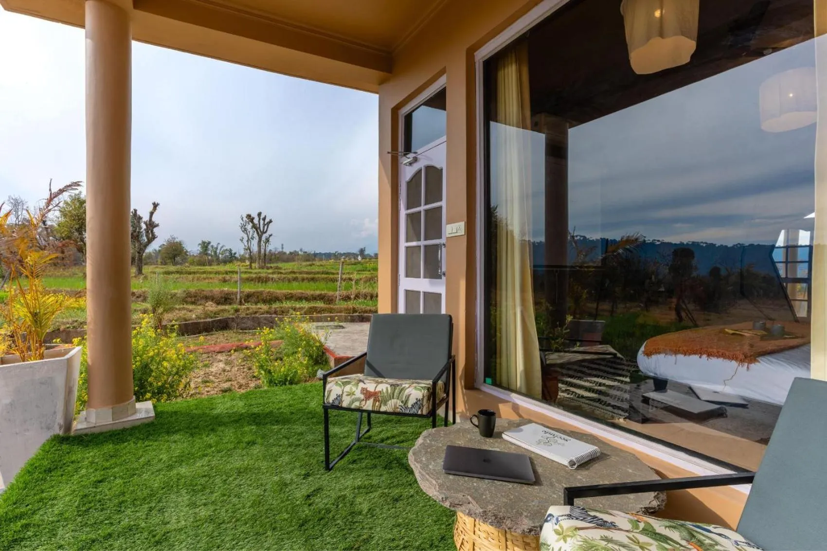 View (from property/room) in Seclude Palampur