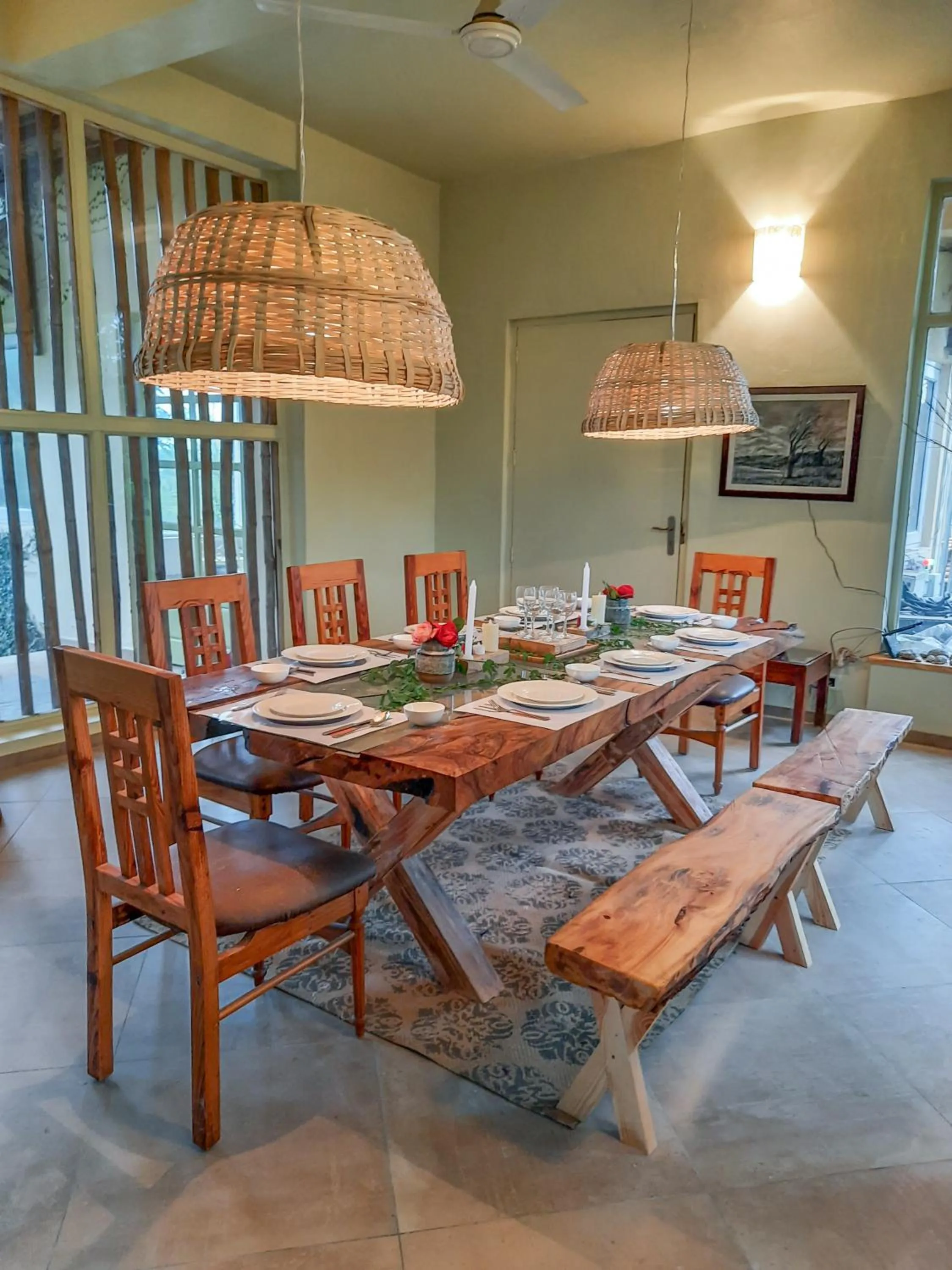 Dining area in Seclude Palampur