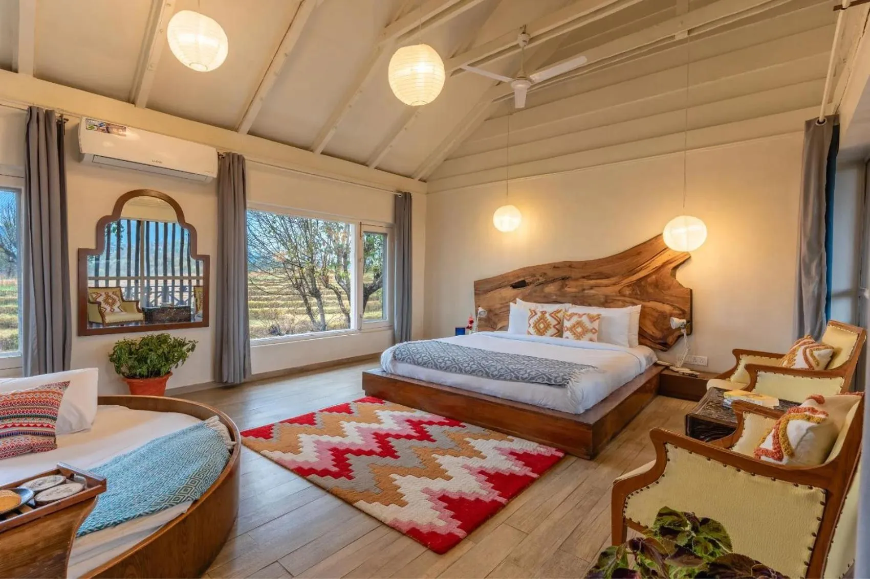 Bedroom, Bed in Seclude Palampur