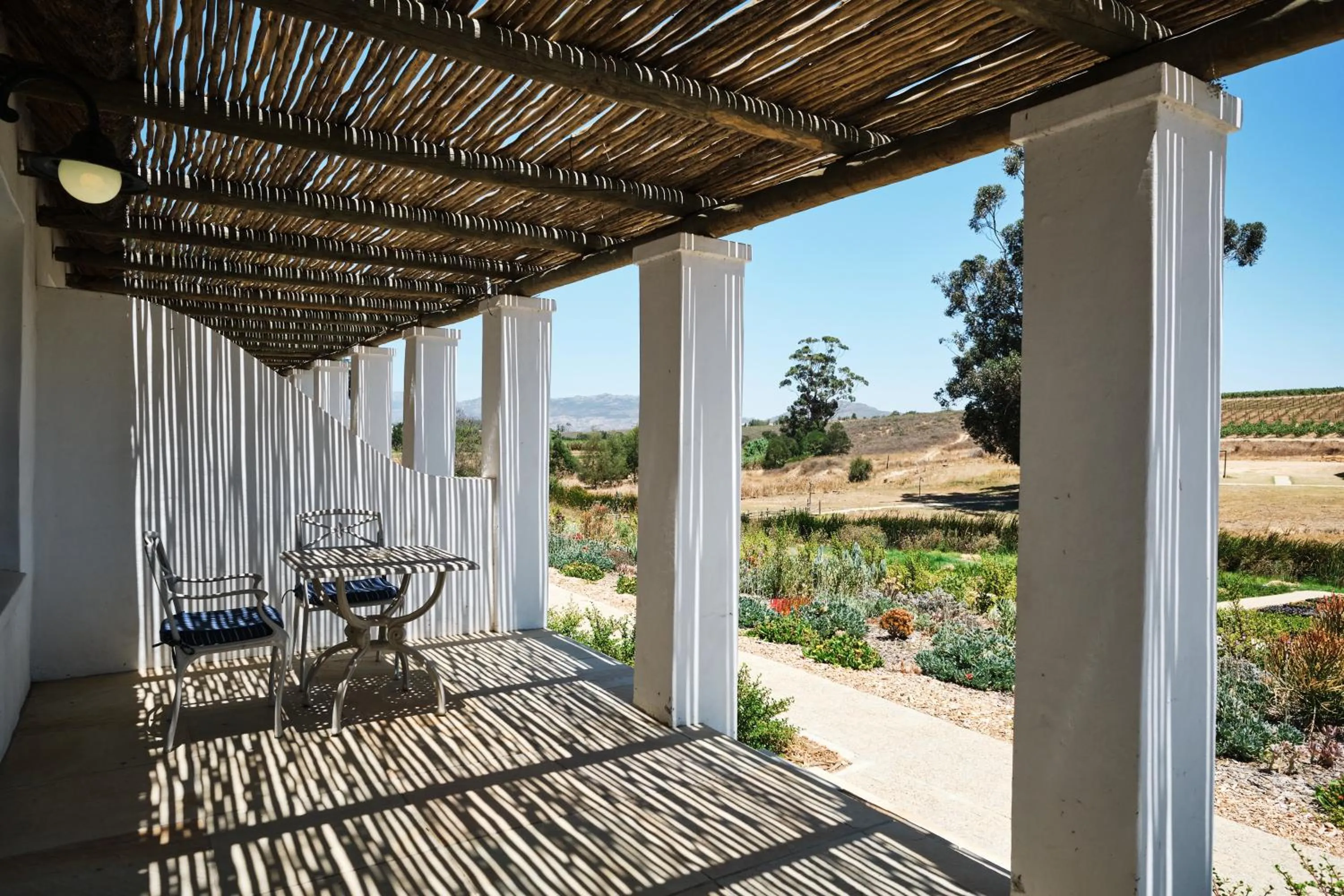 Balcony/Terrace in Rijk's Wine Estate & Hotel