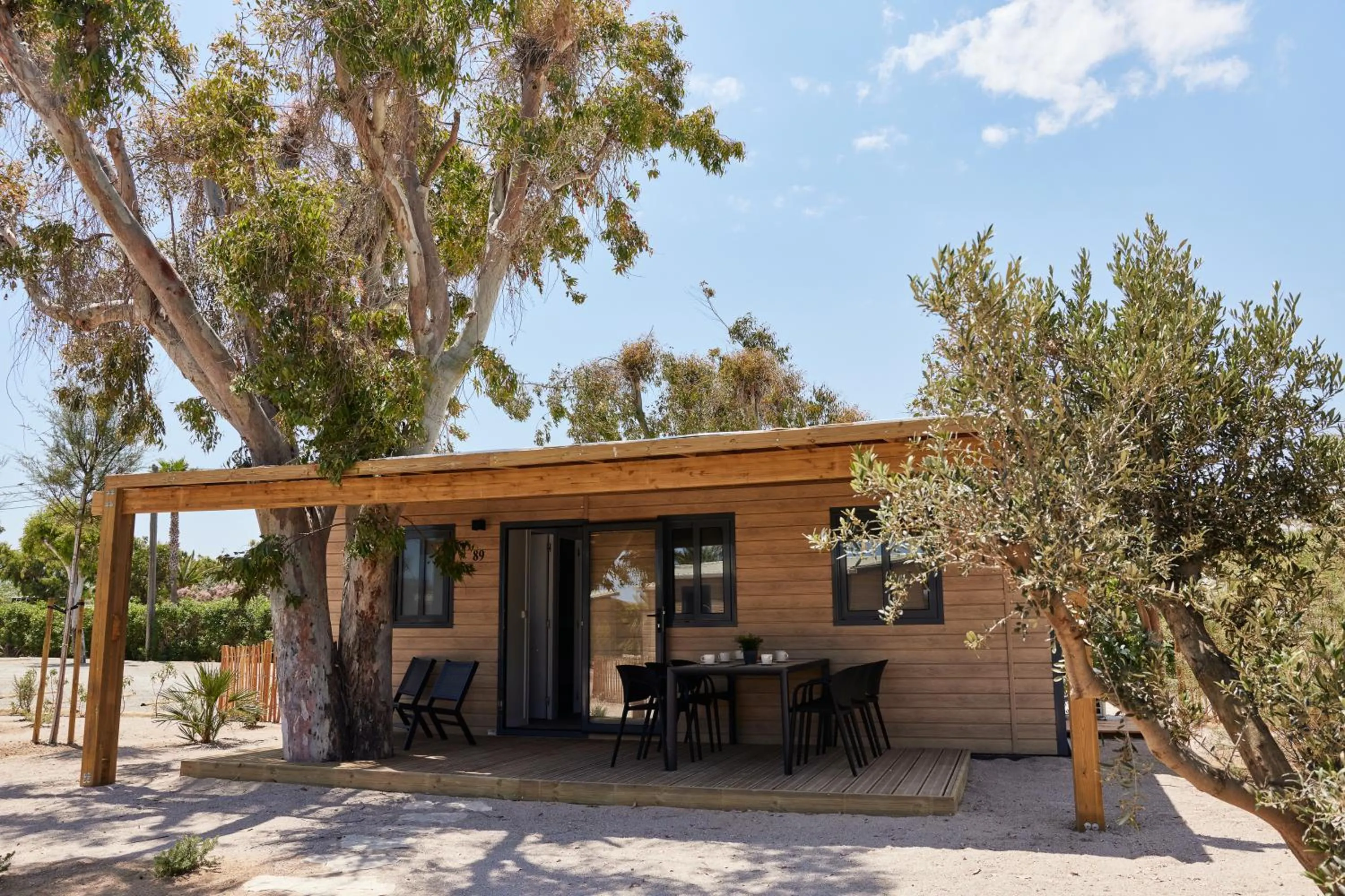 Facade/entrance in TAIGA Delta de l'Ebre