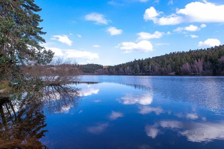 Natural landscape in Lac De Malaguet