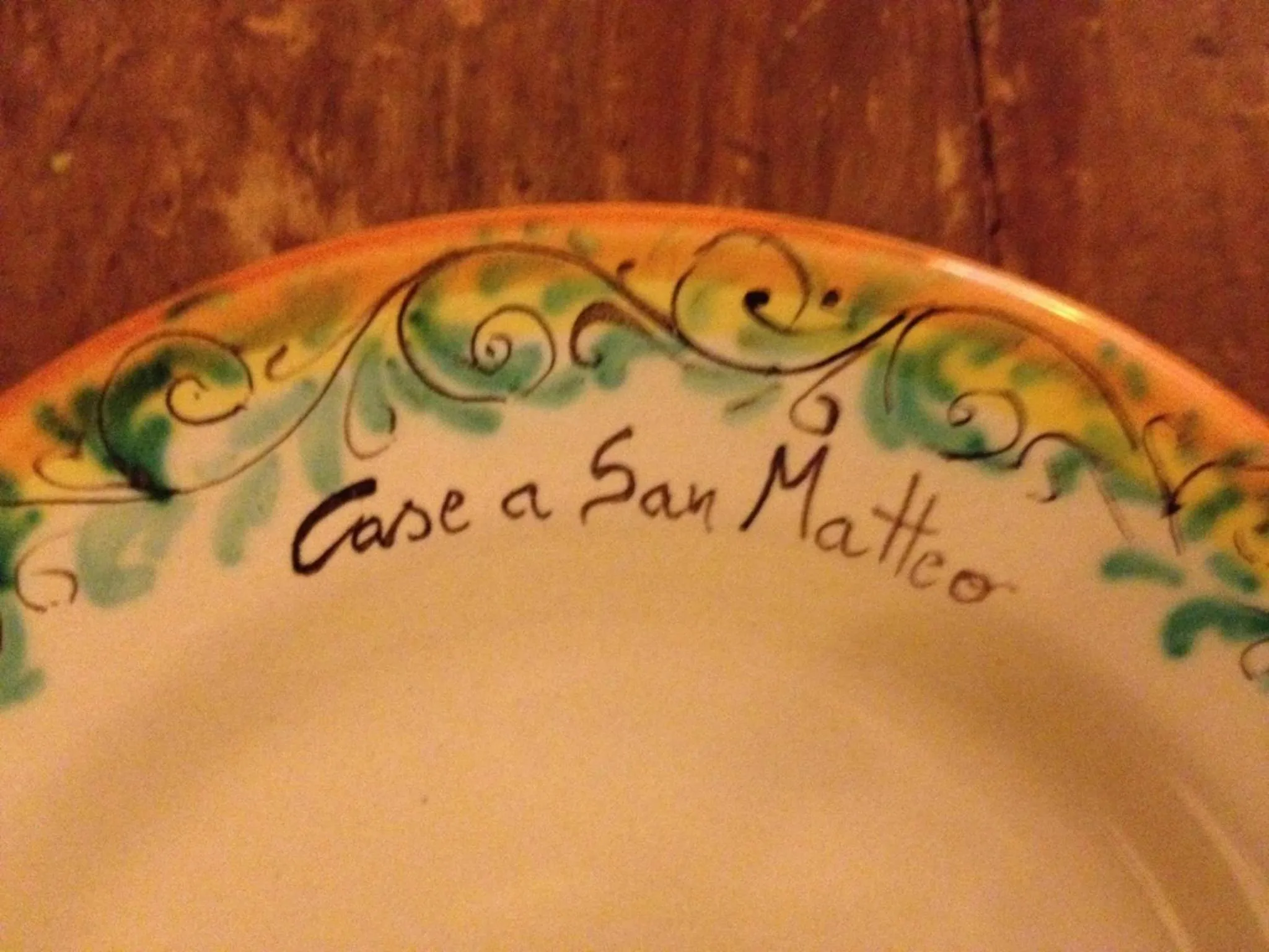 Decorative detail in B&B Case a San Matteo