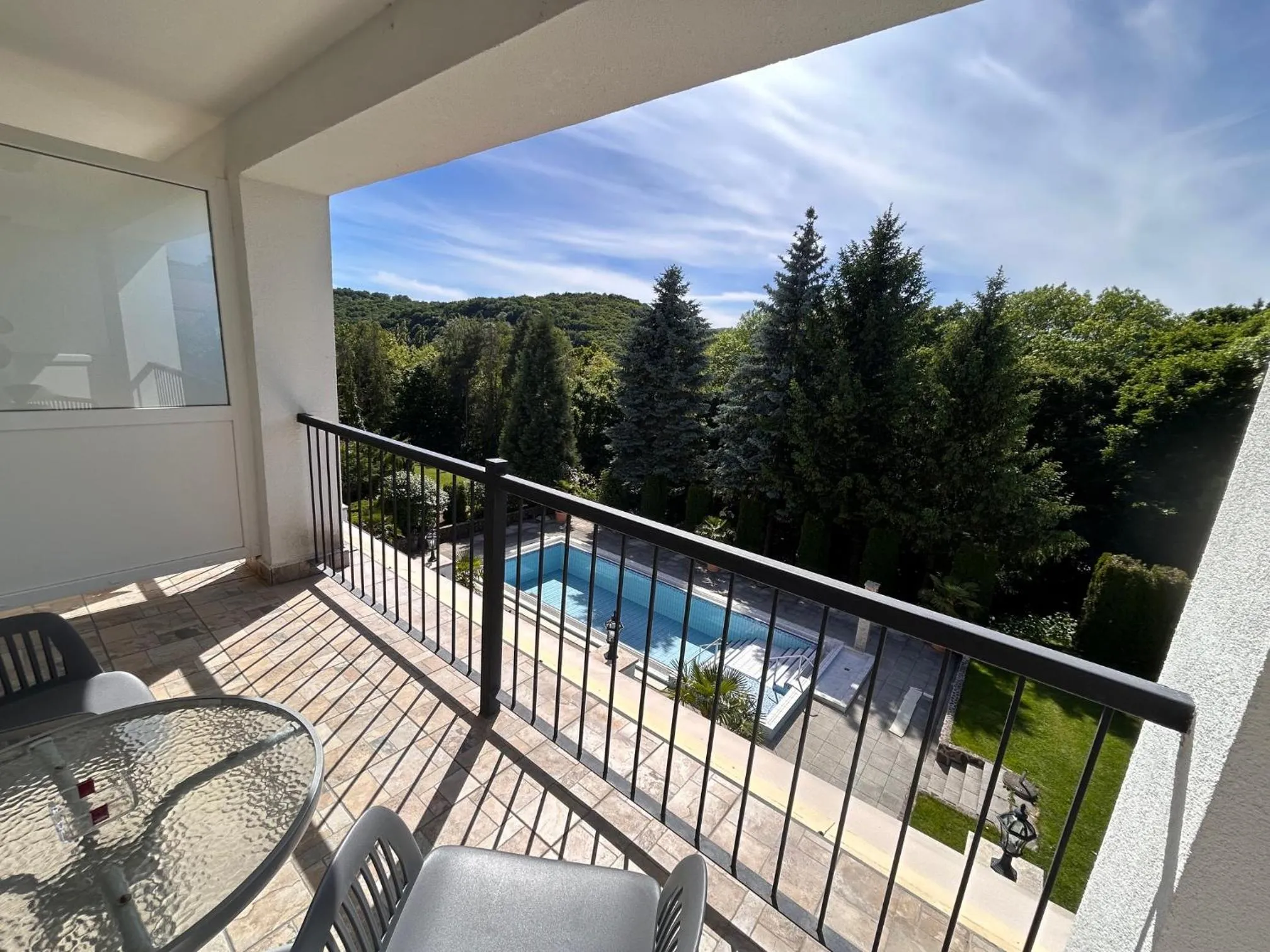 Pool view in Calimbra Wellness Hotel Superior