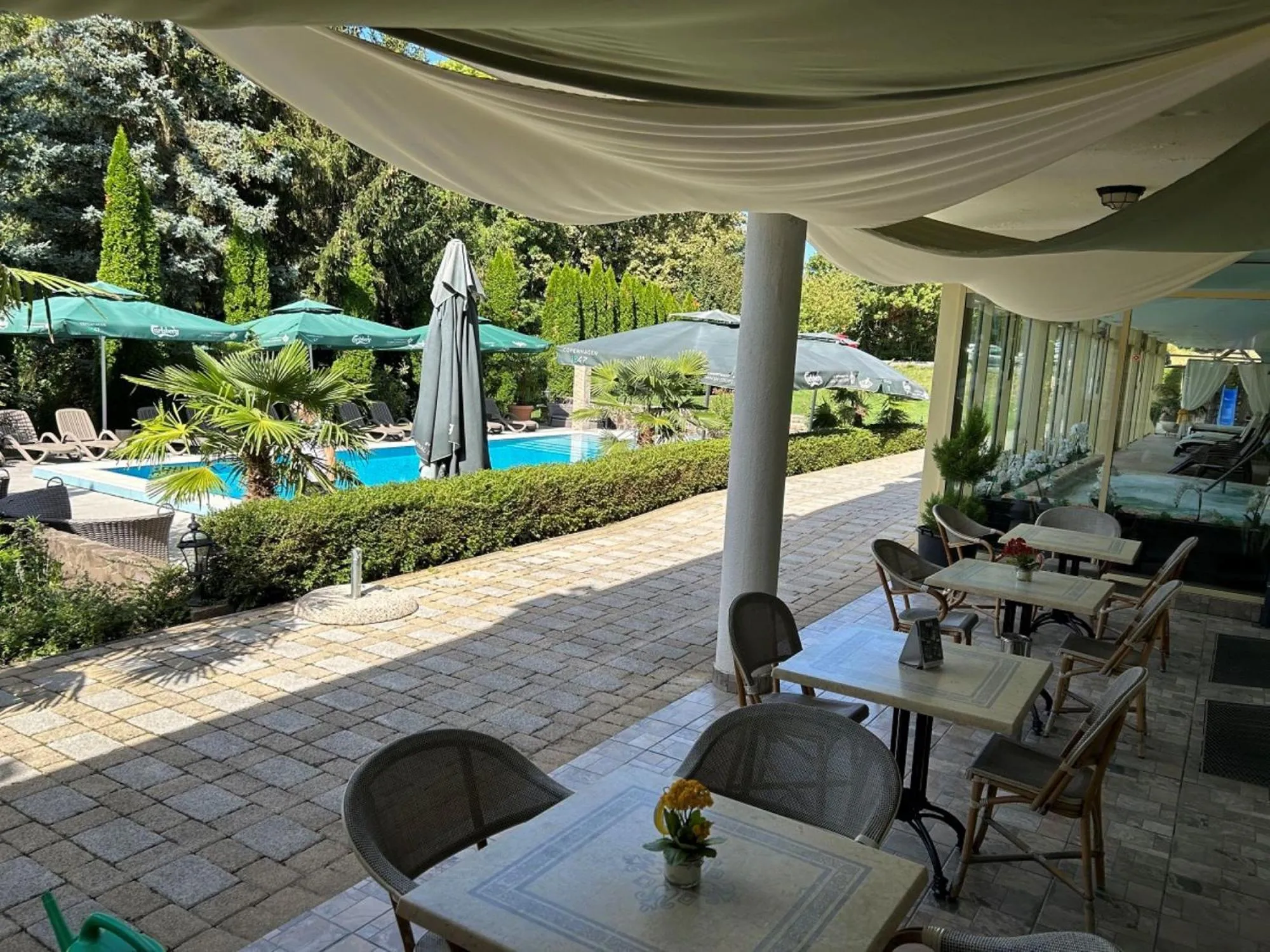 Swimming pool in Calimbra Wellness Hotel Superior