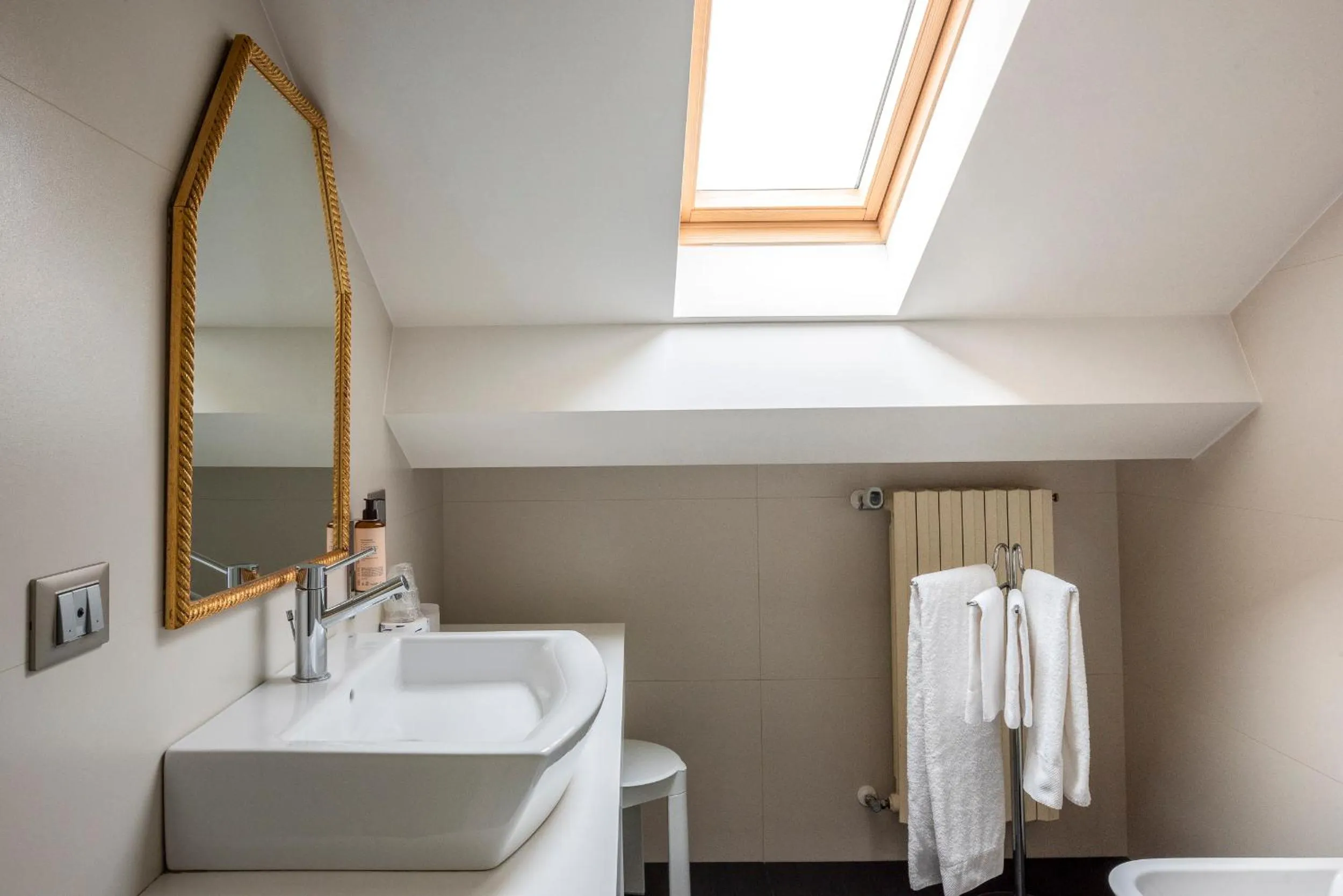 Bathroom in Hotel Doriguzzi