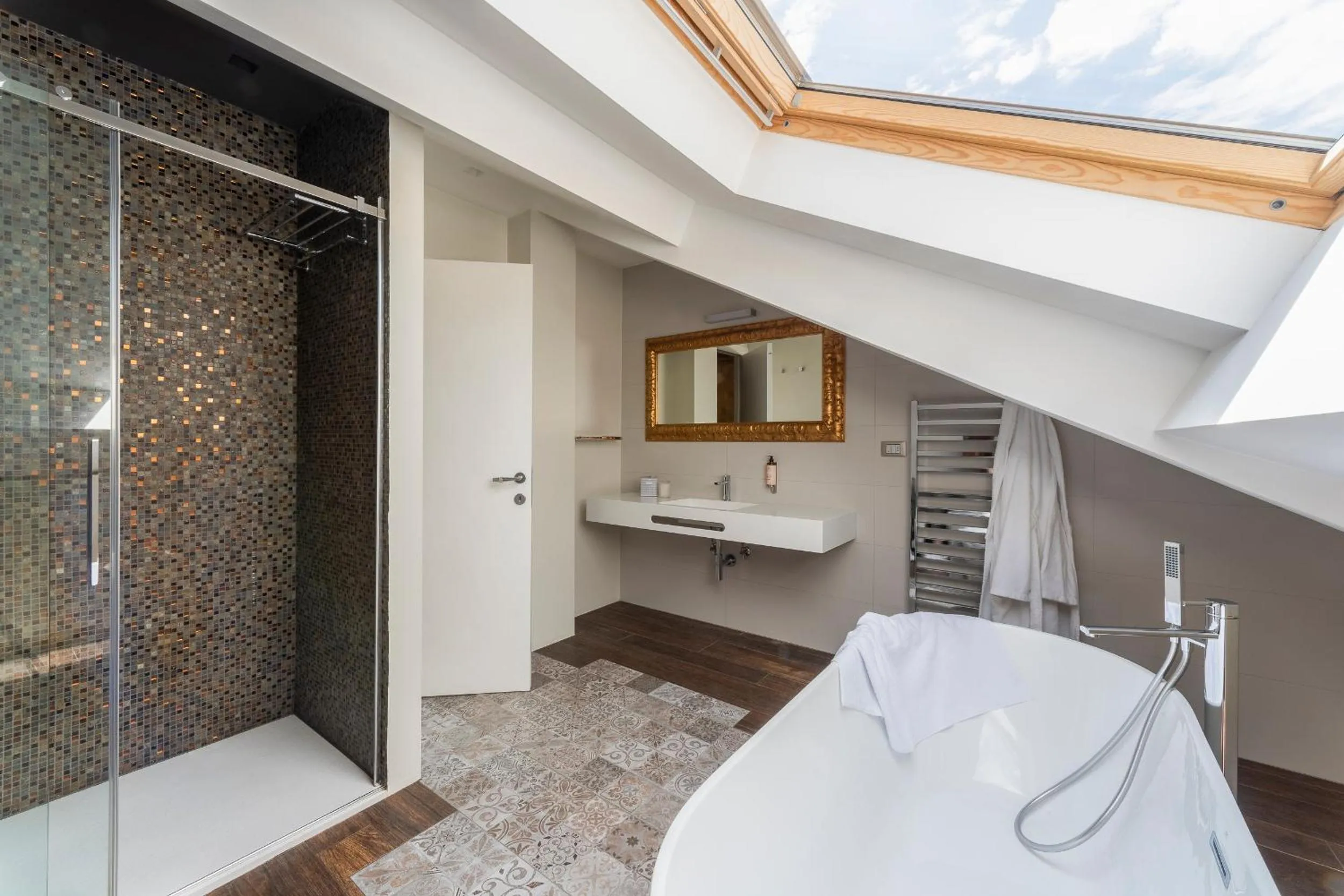 Bathroom in Hotel Doriguzzi