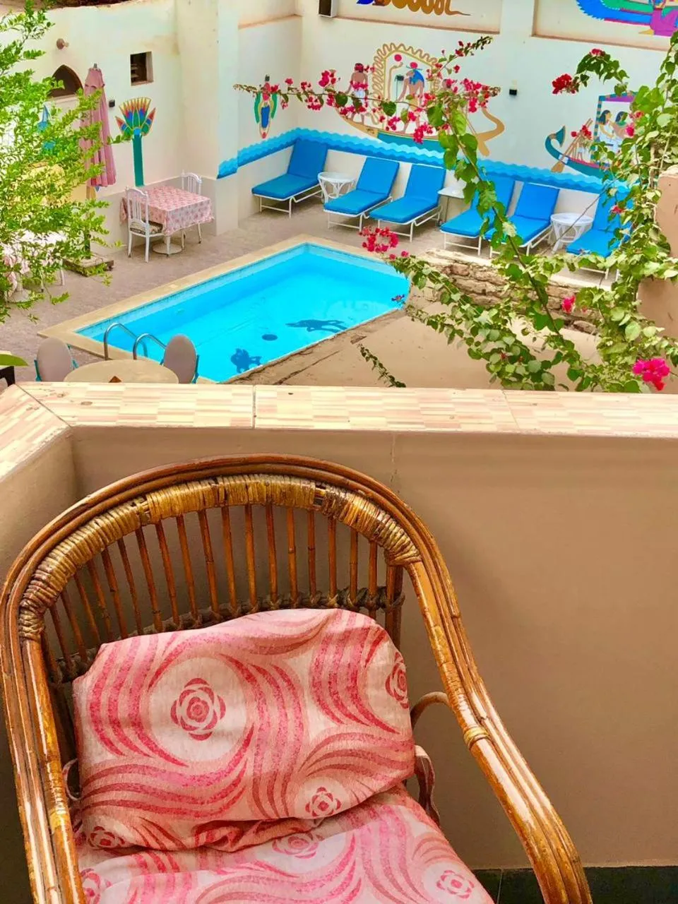 Pool view in Amon Hotel