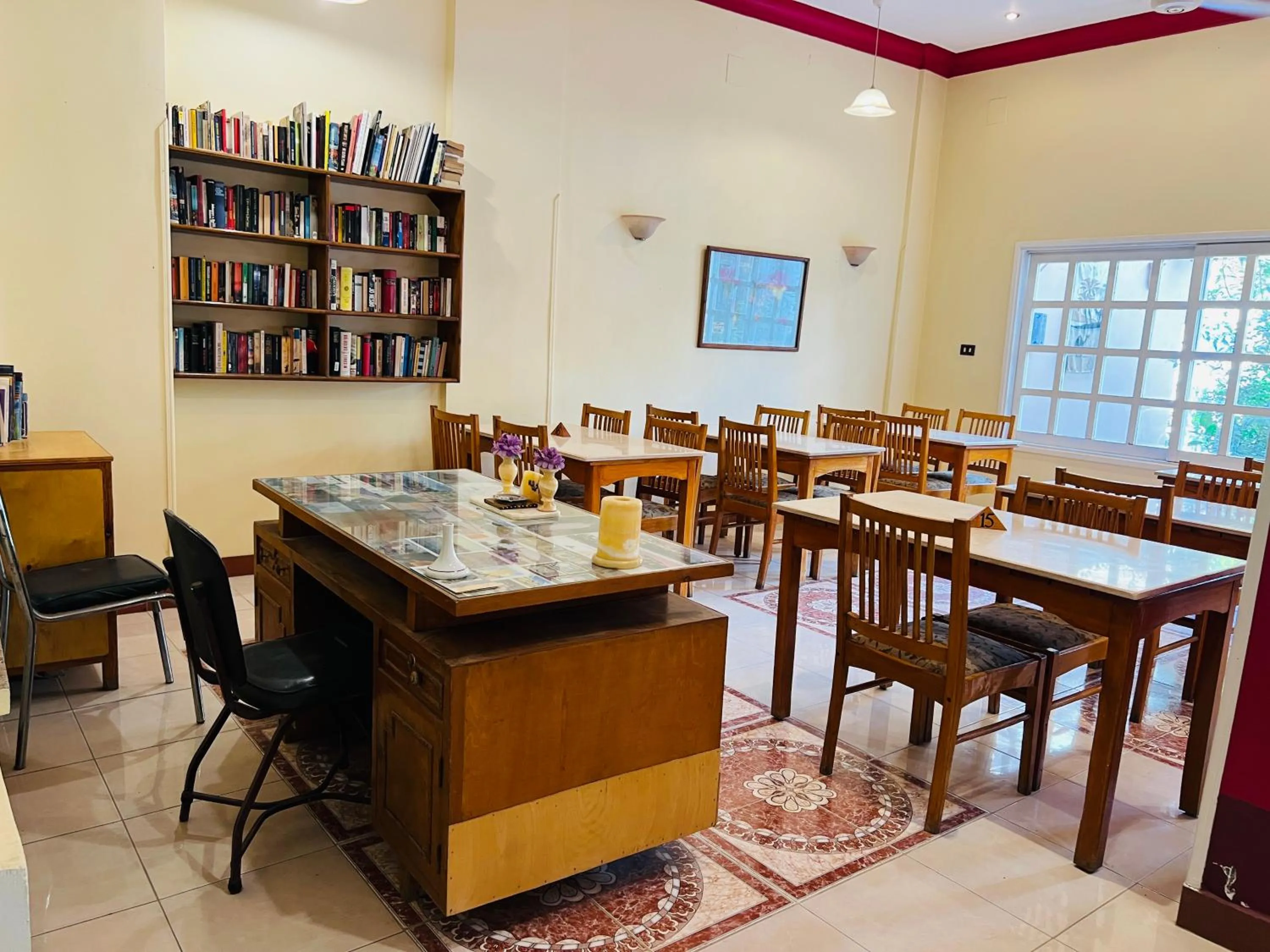 Library in Amon Hotel