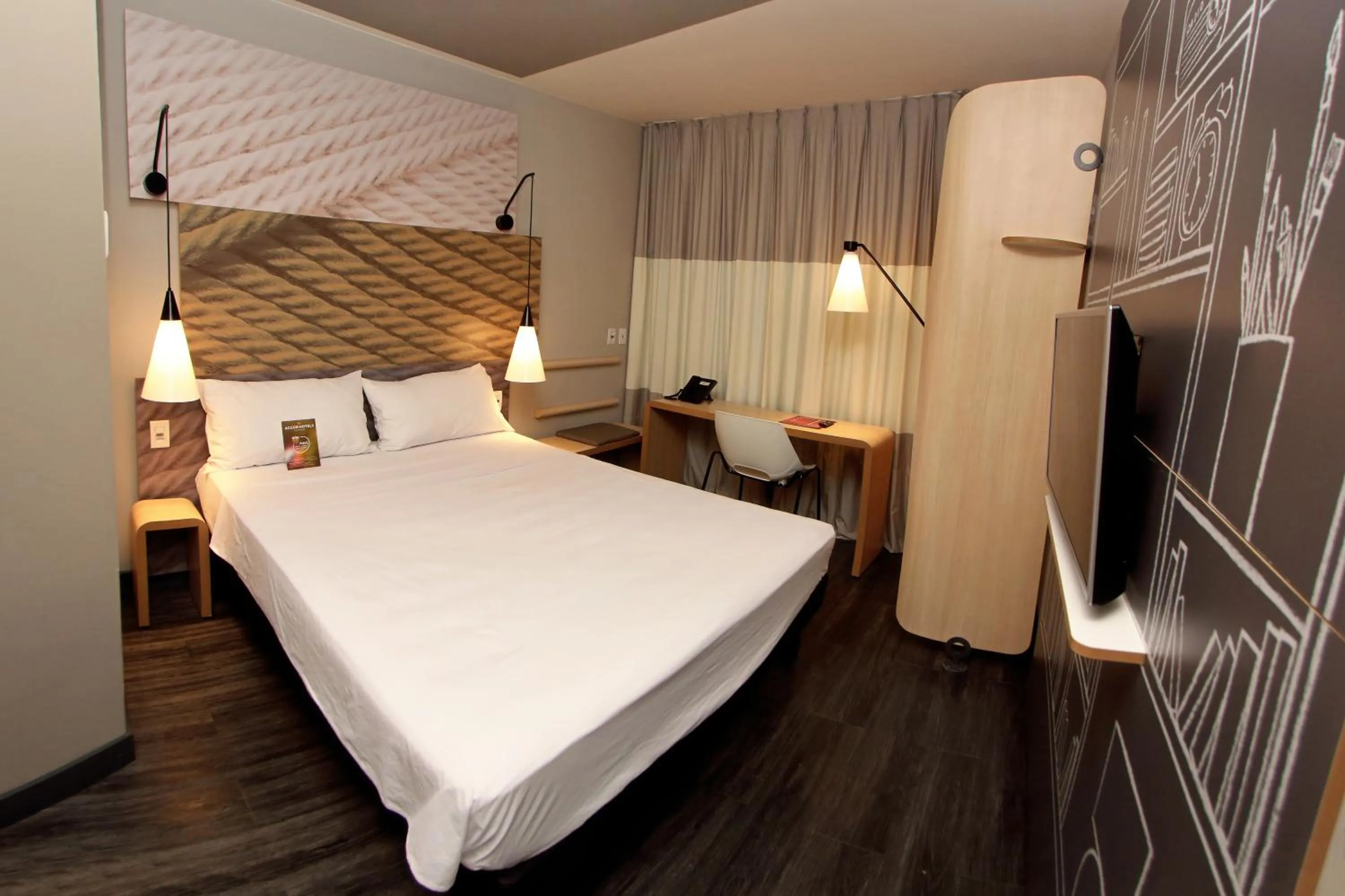 Photo of the whole room, Bed in ibis Natal