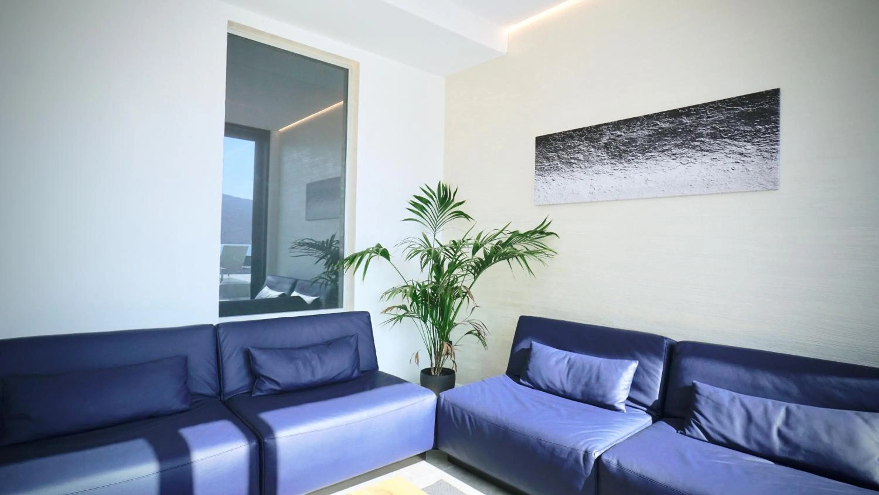 Living room in Sky Beach Aparthotel