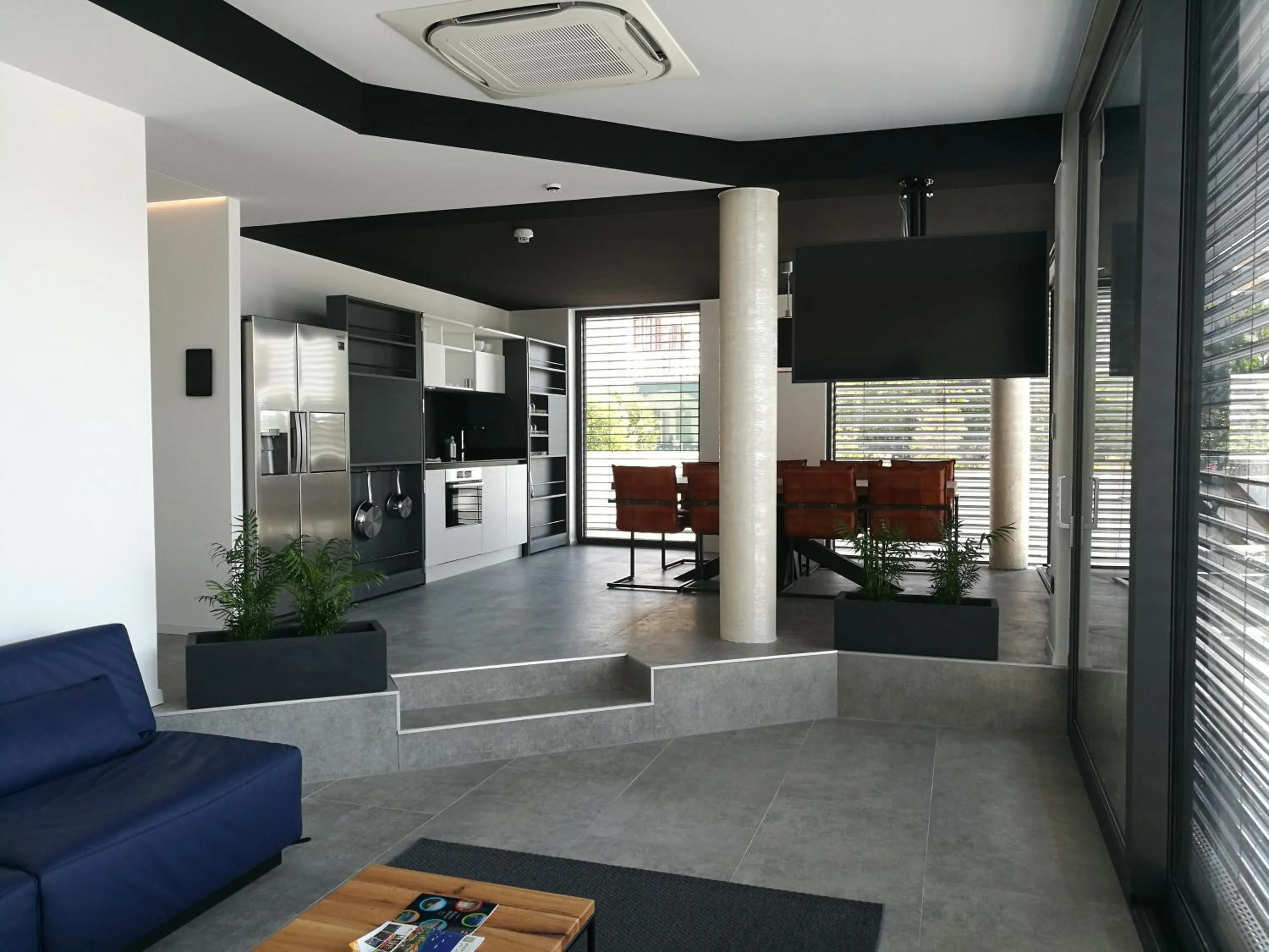 Seating area in Sky Beach Aparthotel