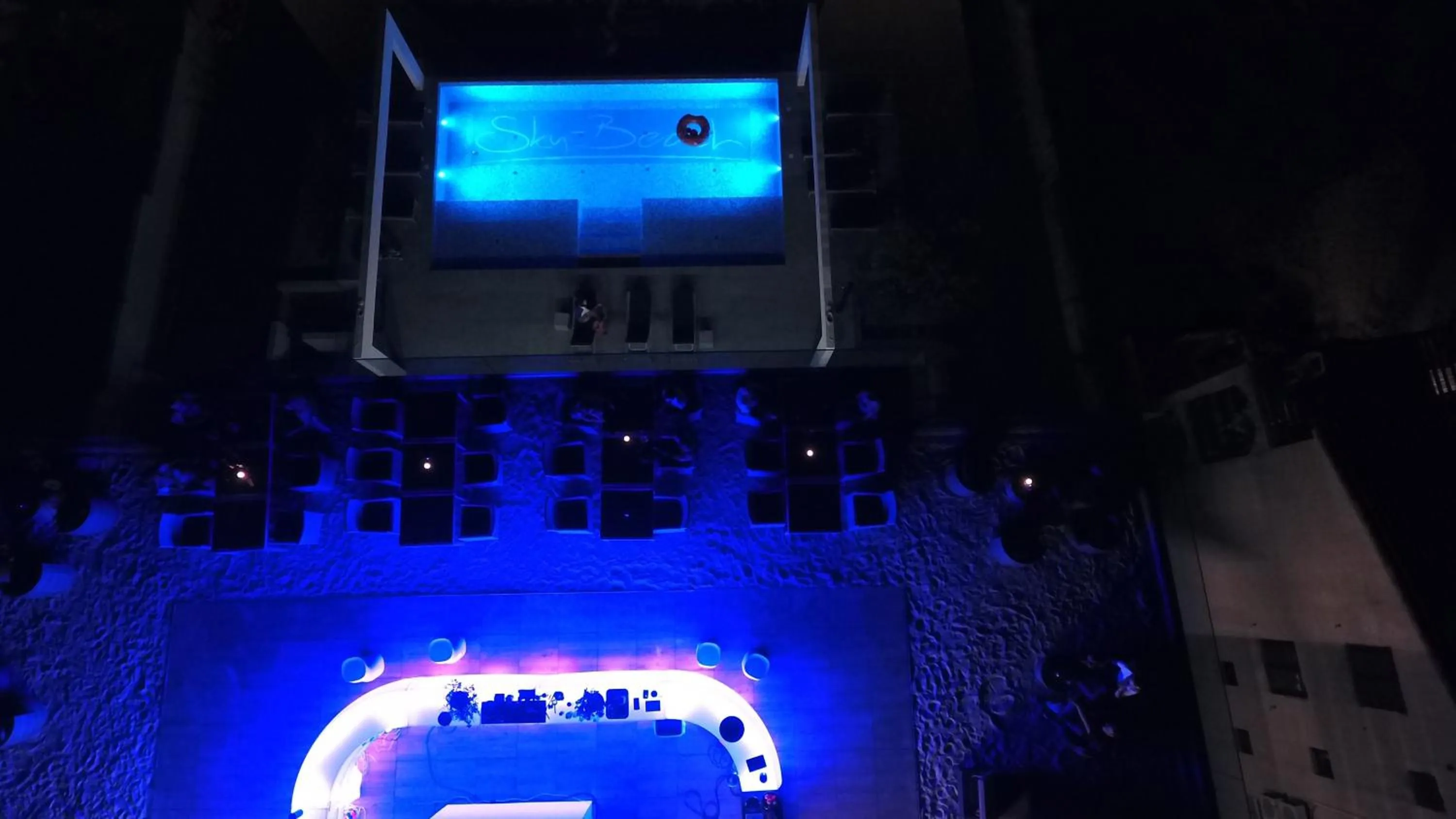 Bird's eye view in Sky Beach Aparthotel