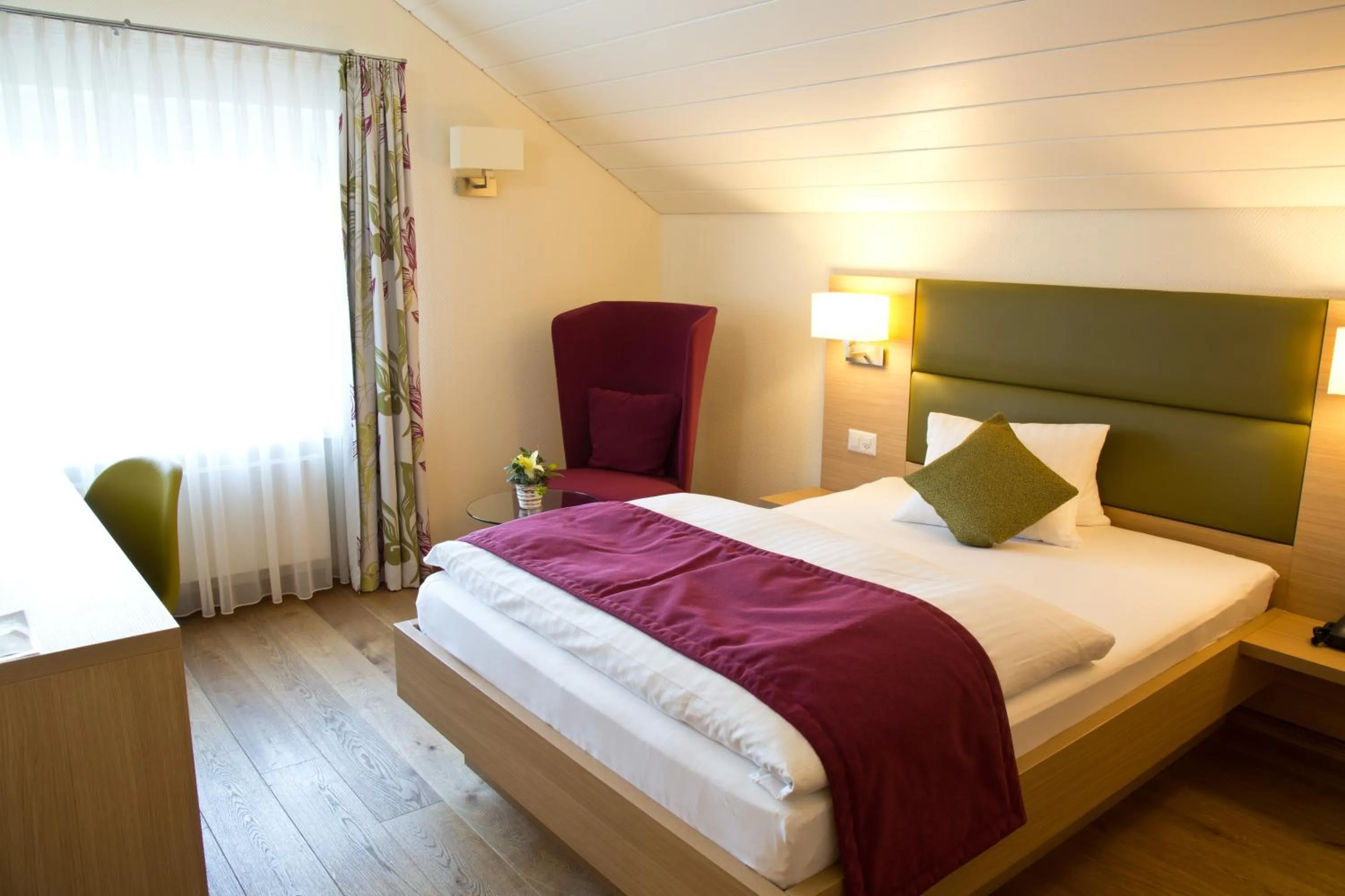 Day, Bed in Hotel Buchserhof