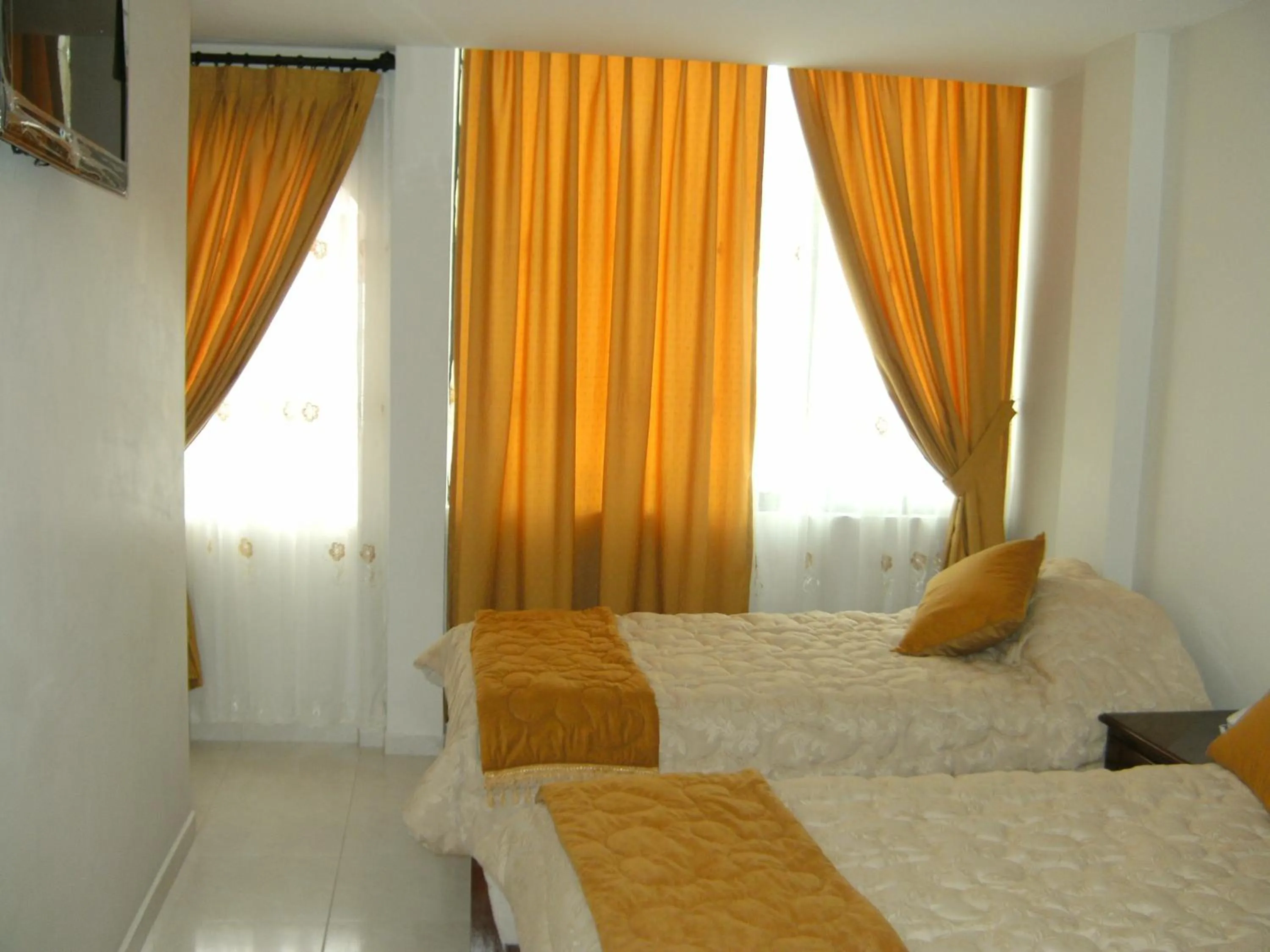 Decorative detail, Bed in Hostal Fevilamir