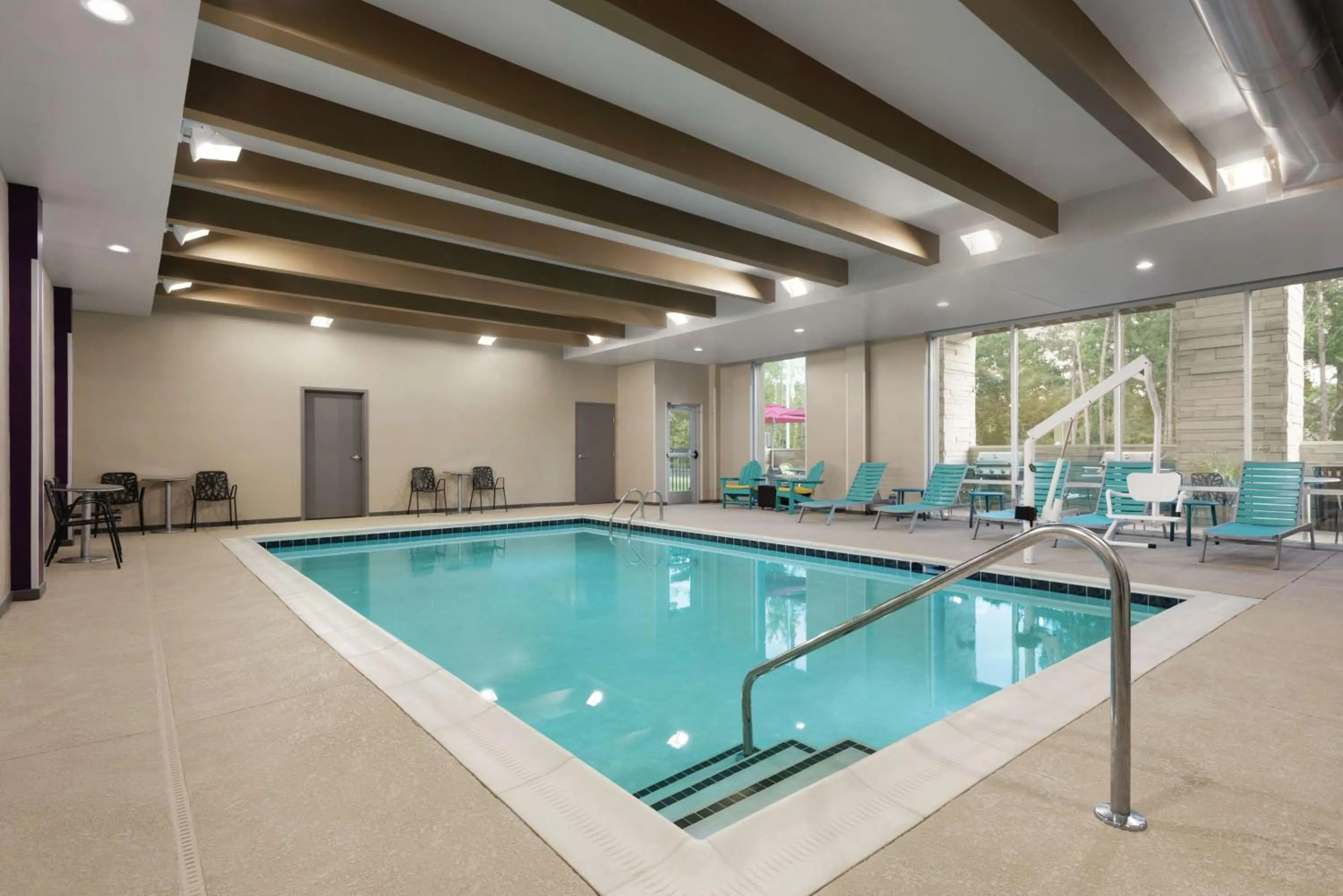 Pool view in Home2 Suites By Hilton Columbia Harbison